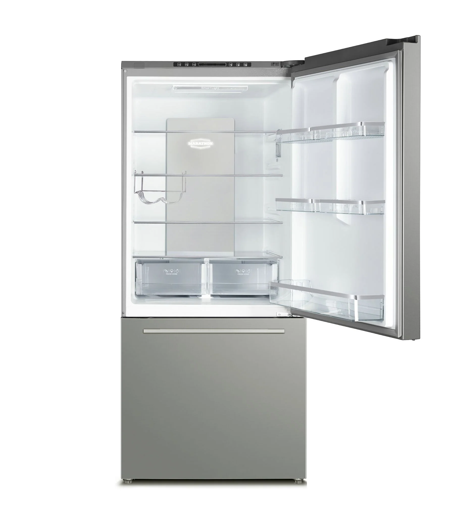 Marathon 30" 18 Cu. Ft. Stainless Steel Bottom-Freezer Refrigerator - MFF179SSBM-RH - Image 3