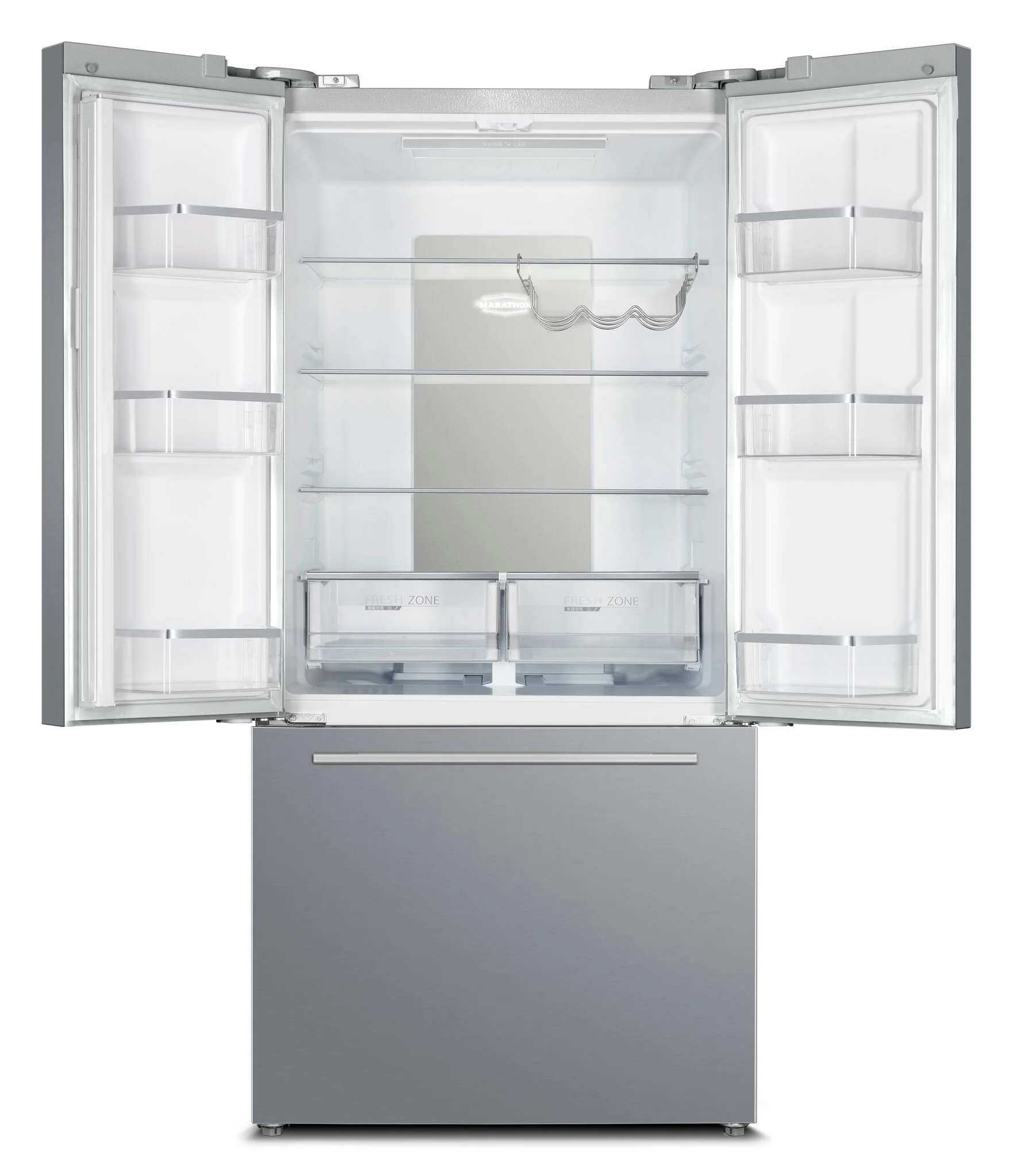 Marathon 36" 20.8 Cu. Ft. Stainless Steel French Door Refrigerator - MFF208SSFD - Image 2