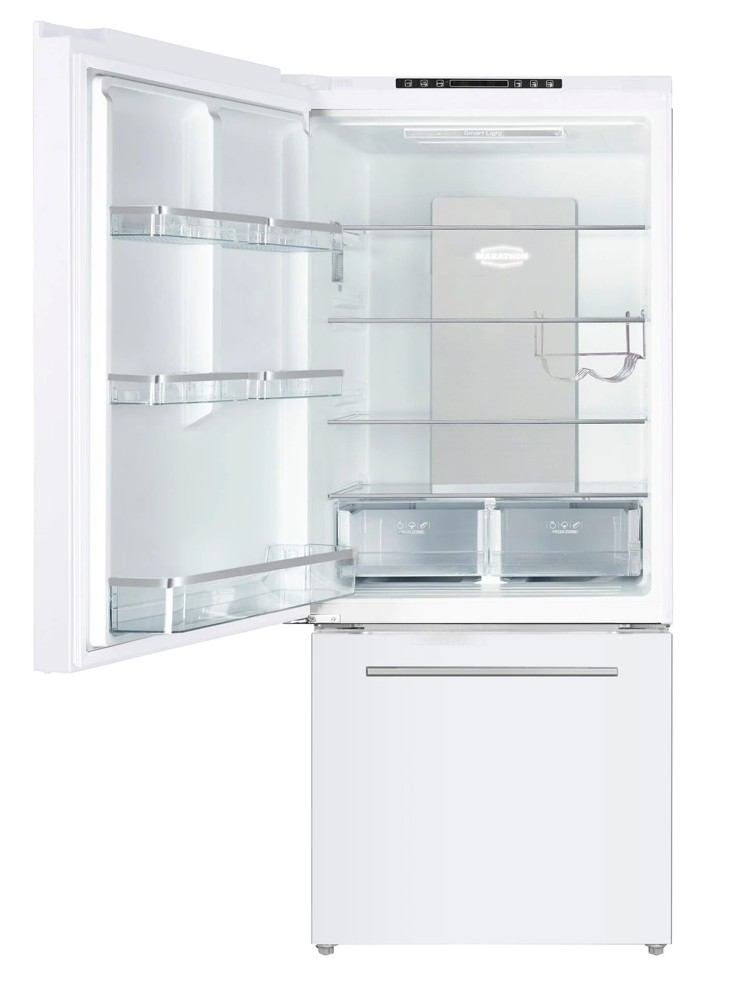 Marathon 30" 18 Cu. Ft. White Bottom-Freezer Refrigerator - MFF179WBM-LH - Image 3