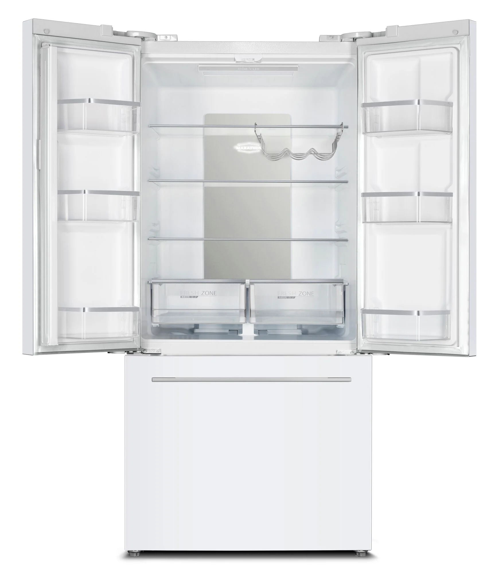 Marathon 36" 20.8 Cu. Ft. White French Door Refrigerator - MFF208WFD - Image 2