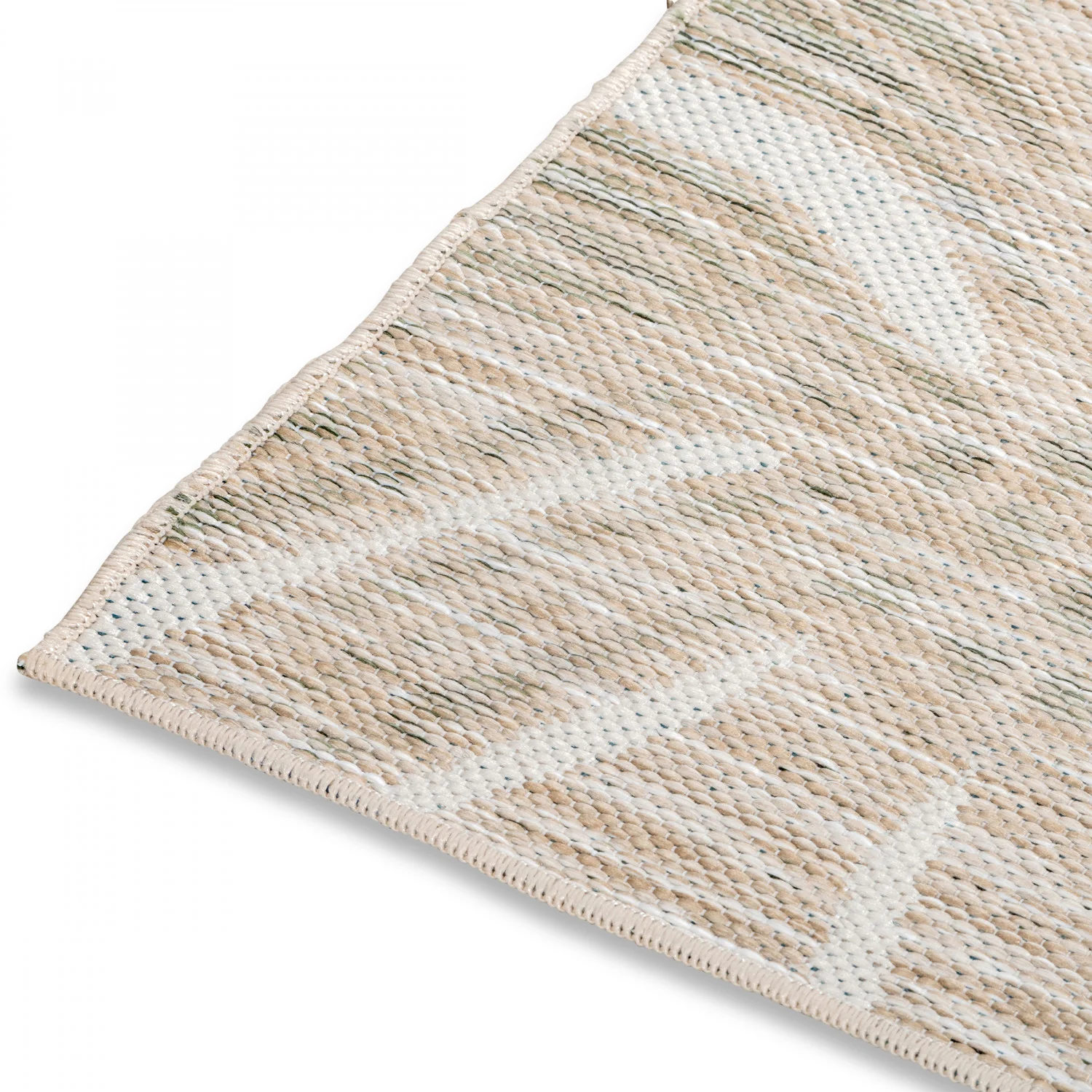 Marbella Floral Outdoor Rug - 6' x 9' - Green - Image 3
