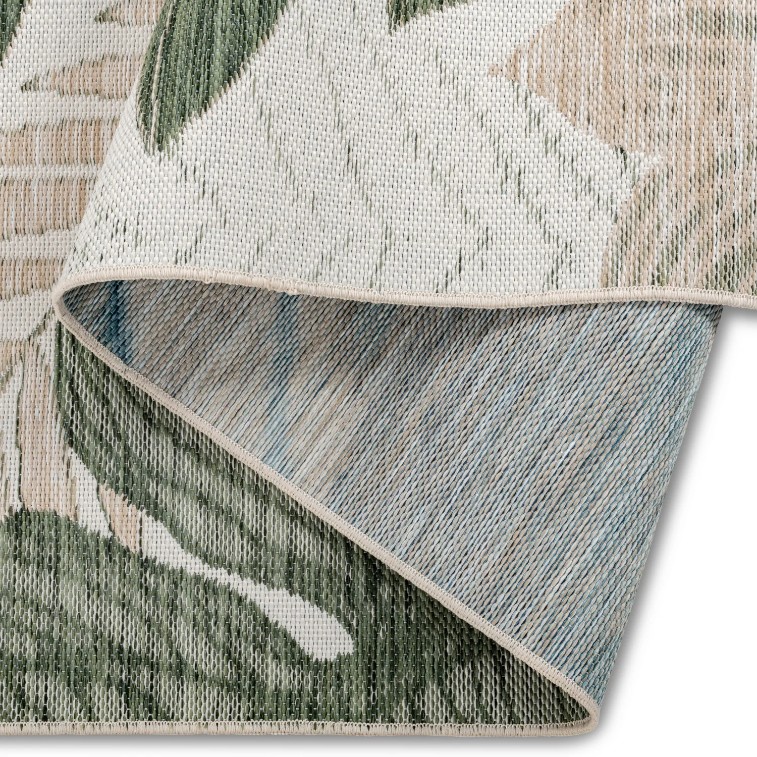 Marbella Floral Outdoor Rug - 8' x 10' - Green - Image 5