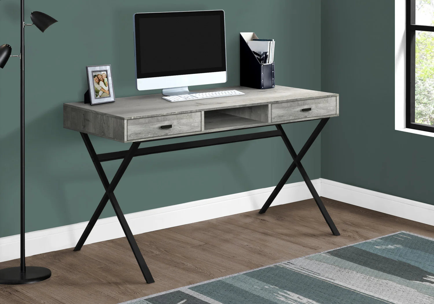 Marek Desk - Grey - Image 2