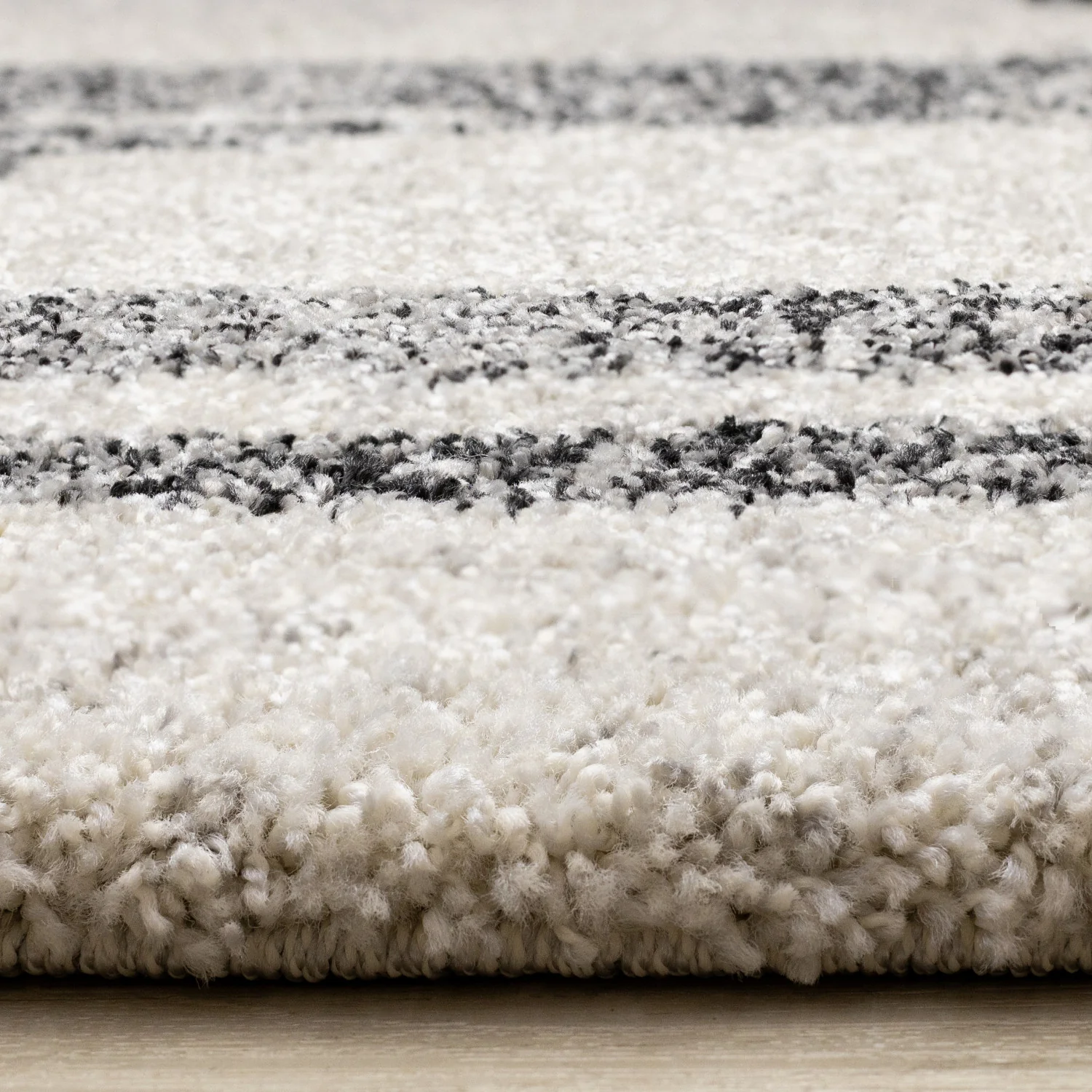 Marquee Modern Abstract Area Rug - 5' X 8' - Cream/Black - Image 5