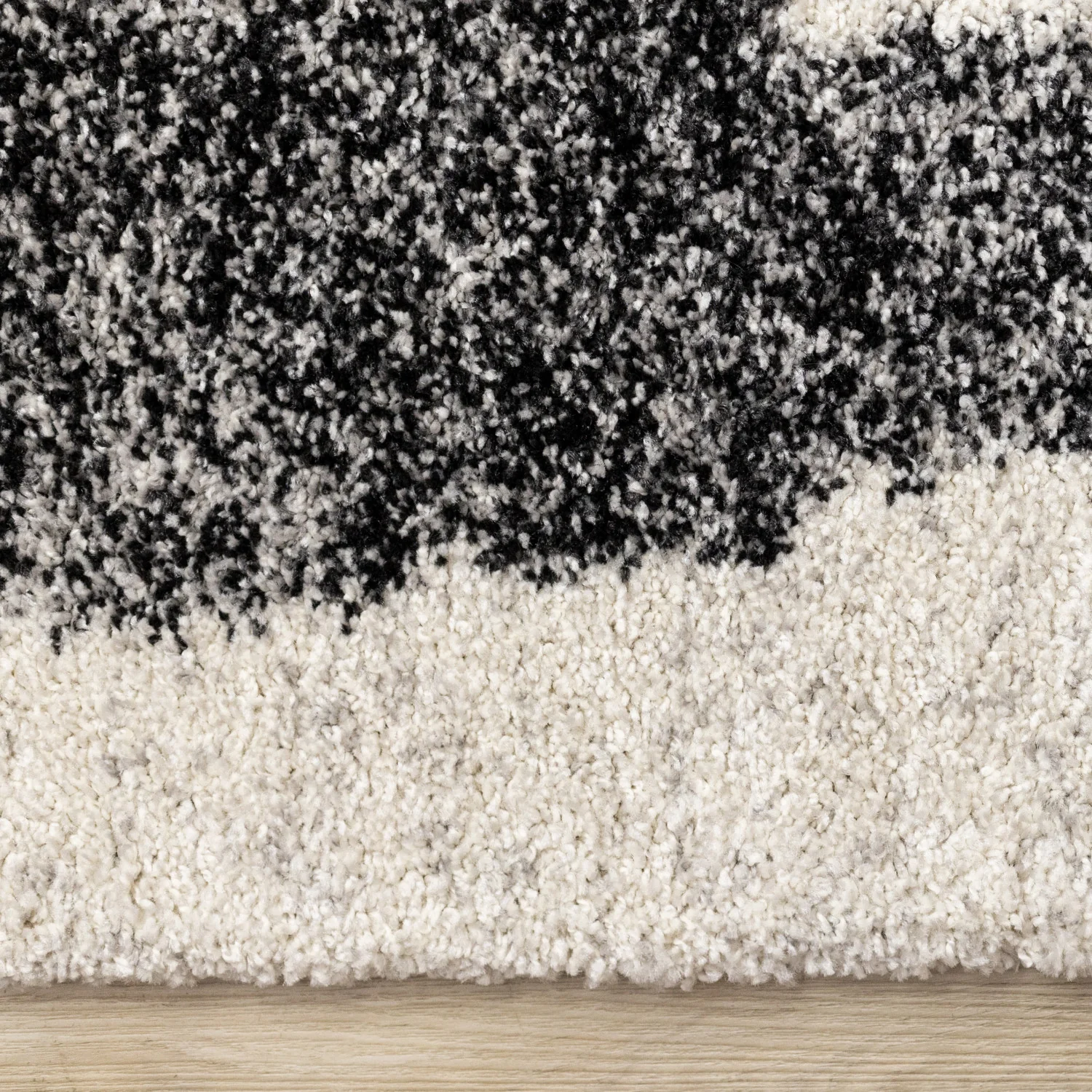Marquee Modern Abstract Area Rug - 8' X 11' - Cream/Black - Image 10