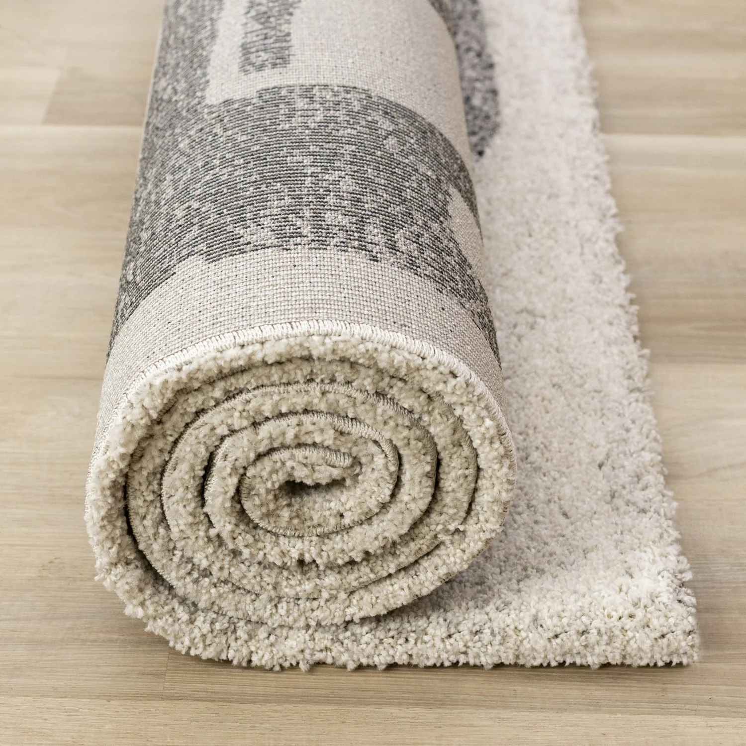Marquee Modern Abstract Area Rug - 8' X 11' - Cream/Black - Image 13