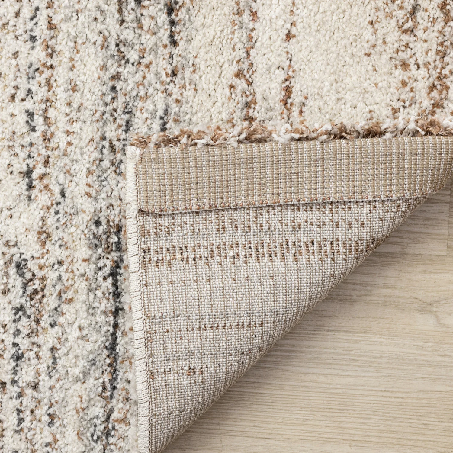 Marquee Soft Contemporary Area Rug - 5' X 8' - Cream/Rust - Image 11