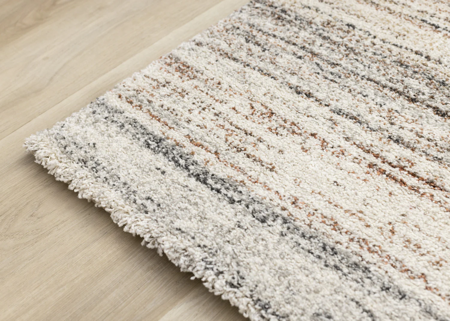 Marquee Soft Contemporary Area Rug - 5' X 8' - Cream/Rust - Image 12