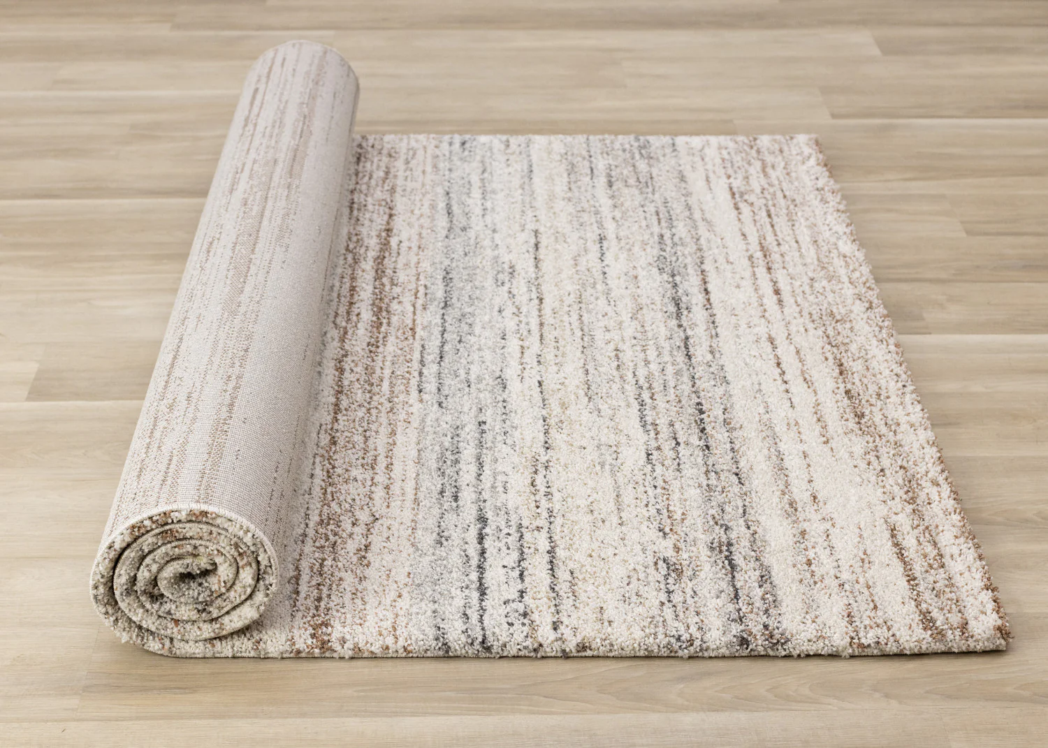Marquee Soft Contemporary Area Rug - 5' X 8' - Cream/Rust - Image 8