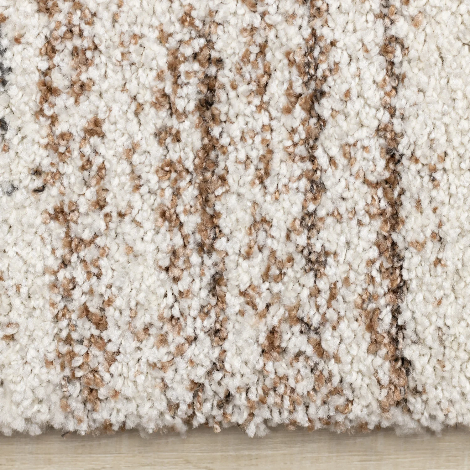 Marquee Soft Contemporary Area Rug - 8' X 11' - Cream/Rust - Image 10