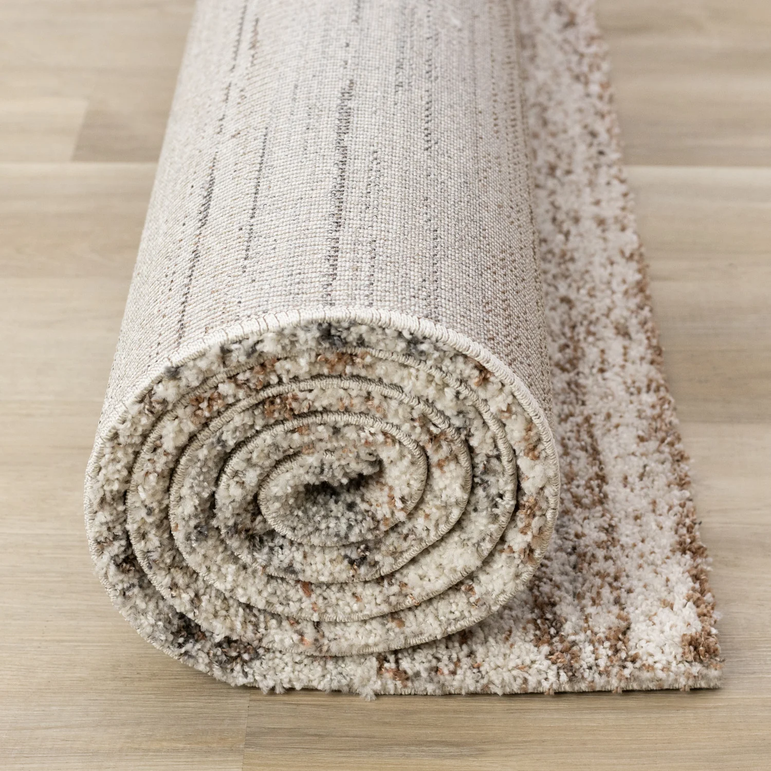 Marquee Soft Contemporary Area Rug - 8' X 11' - Cream/Rust - Image 13