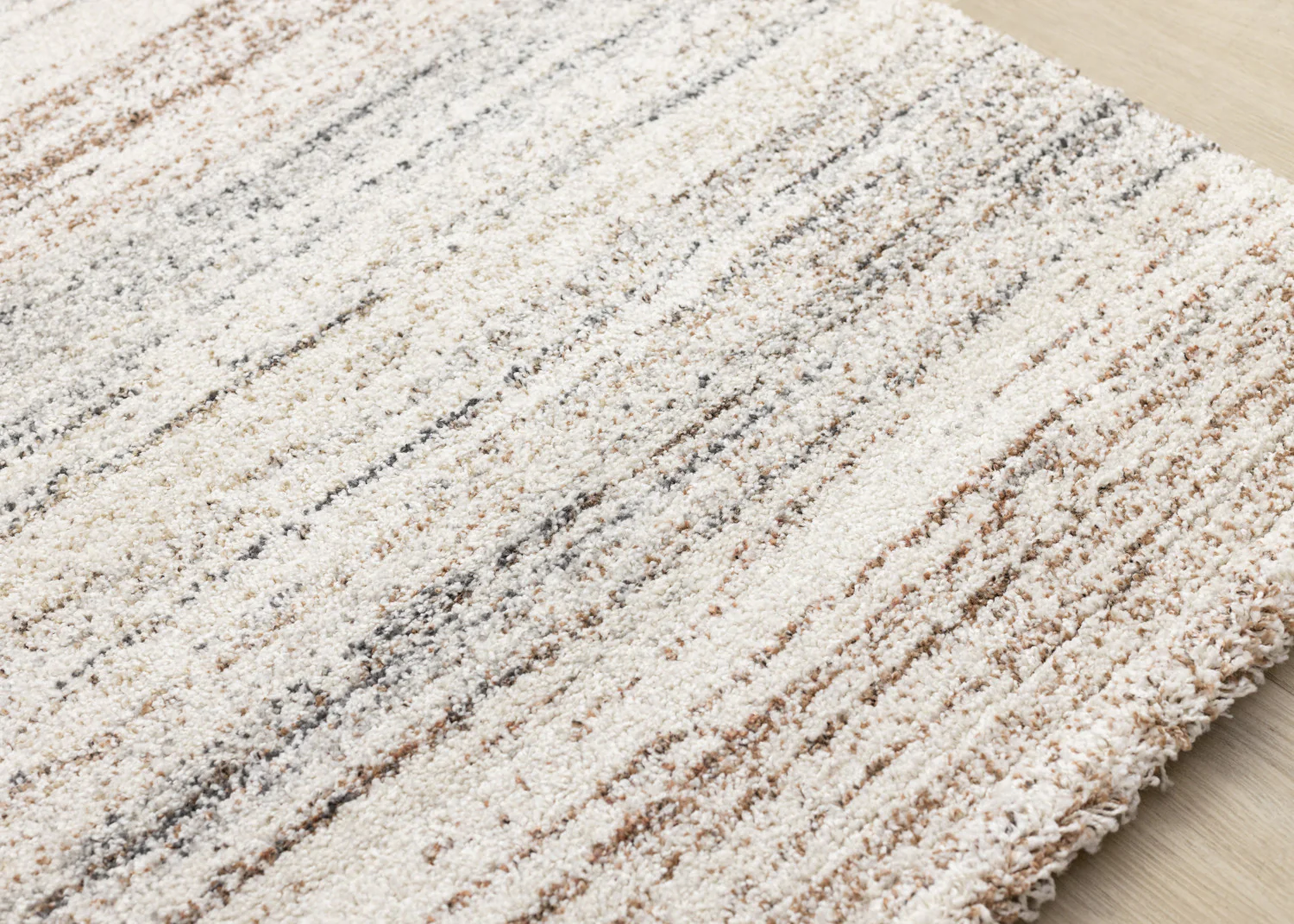 Marquee Soft Contemporary Area Rug - 8' X 11' - Cream/Rust - Image 4