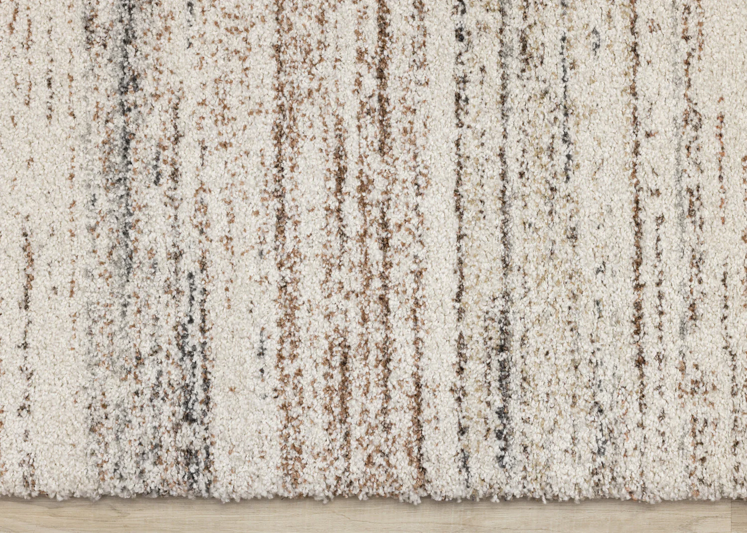 Marquee Soft Contemporary Area Rug - 8' X 11' - Cream/Rust - Image 9