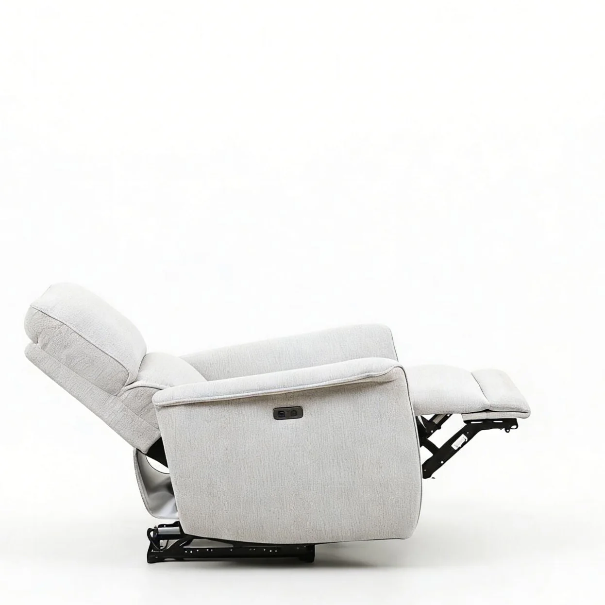 Marseille Power Recliner - Light Grey - Image 5