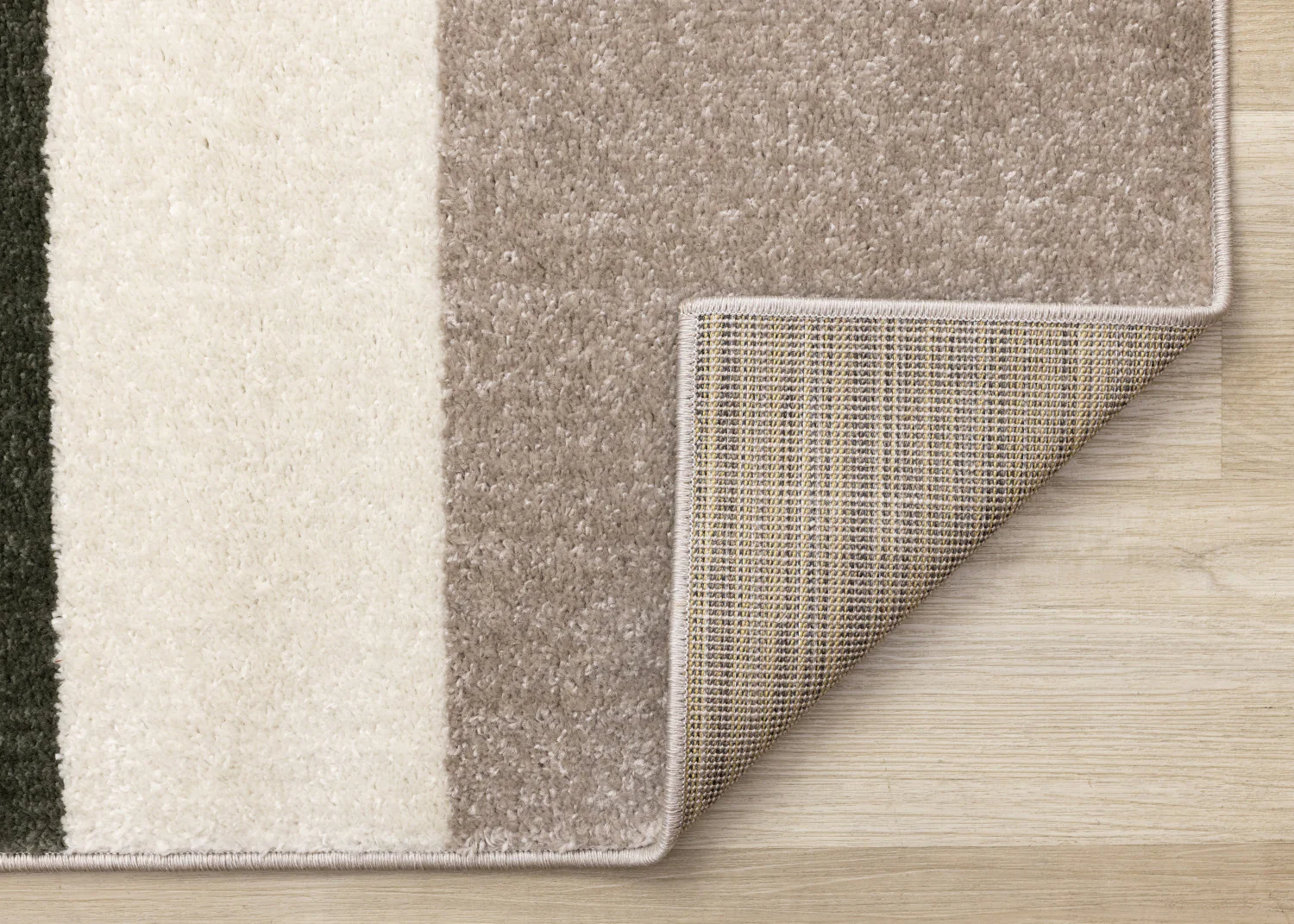 Maui Contemporary Geometric Area Rug - 5' X 8' - Cream/Green - Image 7