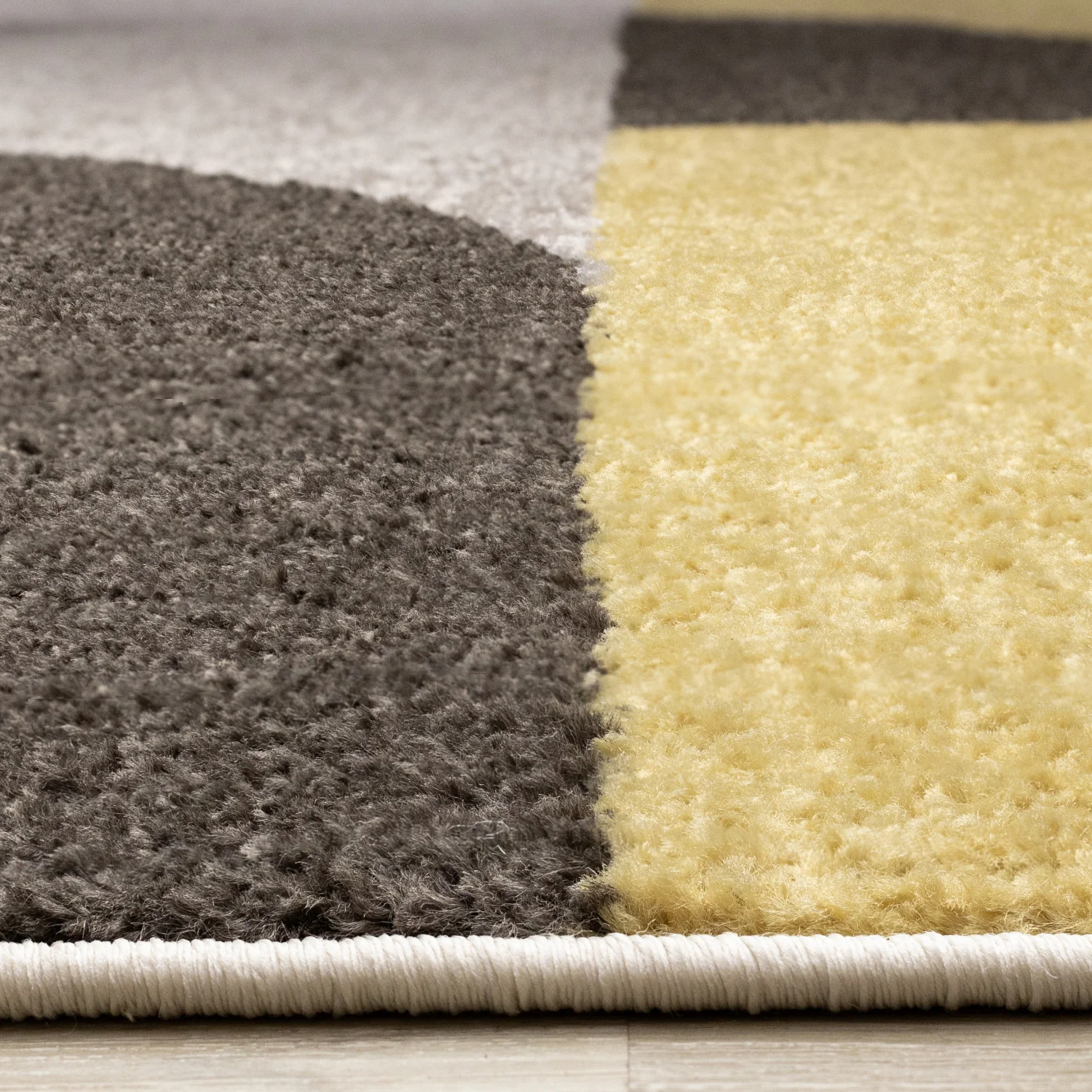 Maui Contemporary Geometric Area Rug - 8' X 11' - Cream/Yellow - Image 5