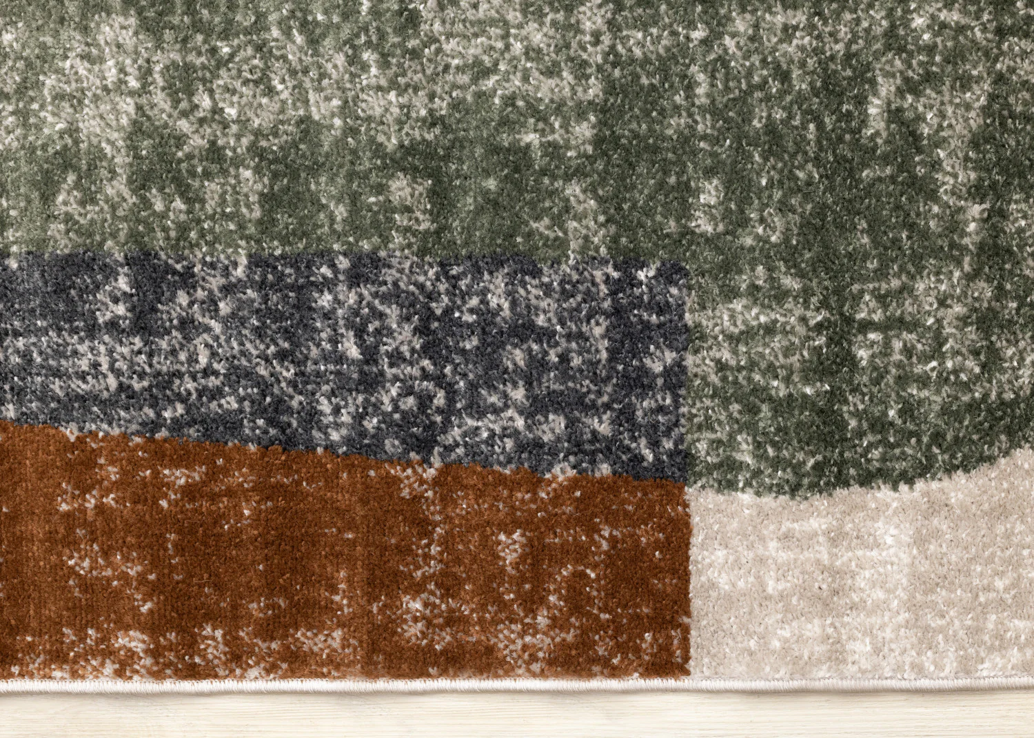 Maui Modern Geometric Area Rug - 8' X 11' - Grey/Green/Yellow - Image 9