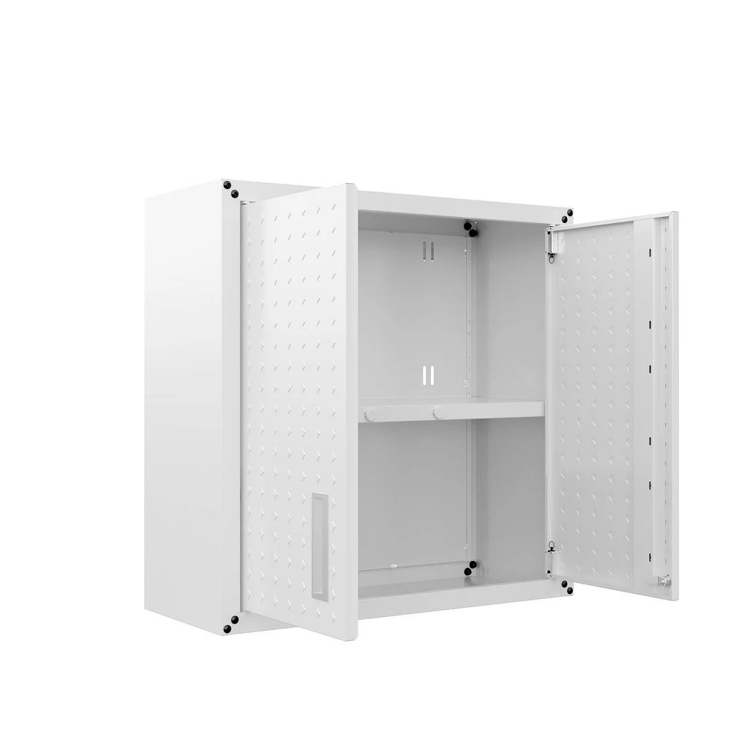 Maximus Floating Garage Cabinet - White - Image 10