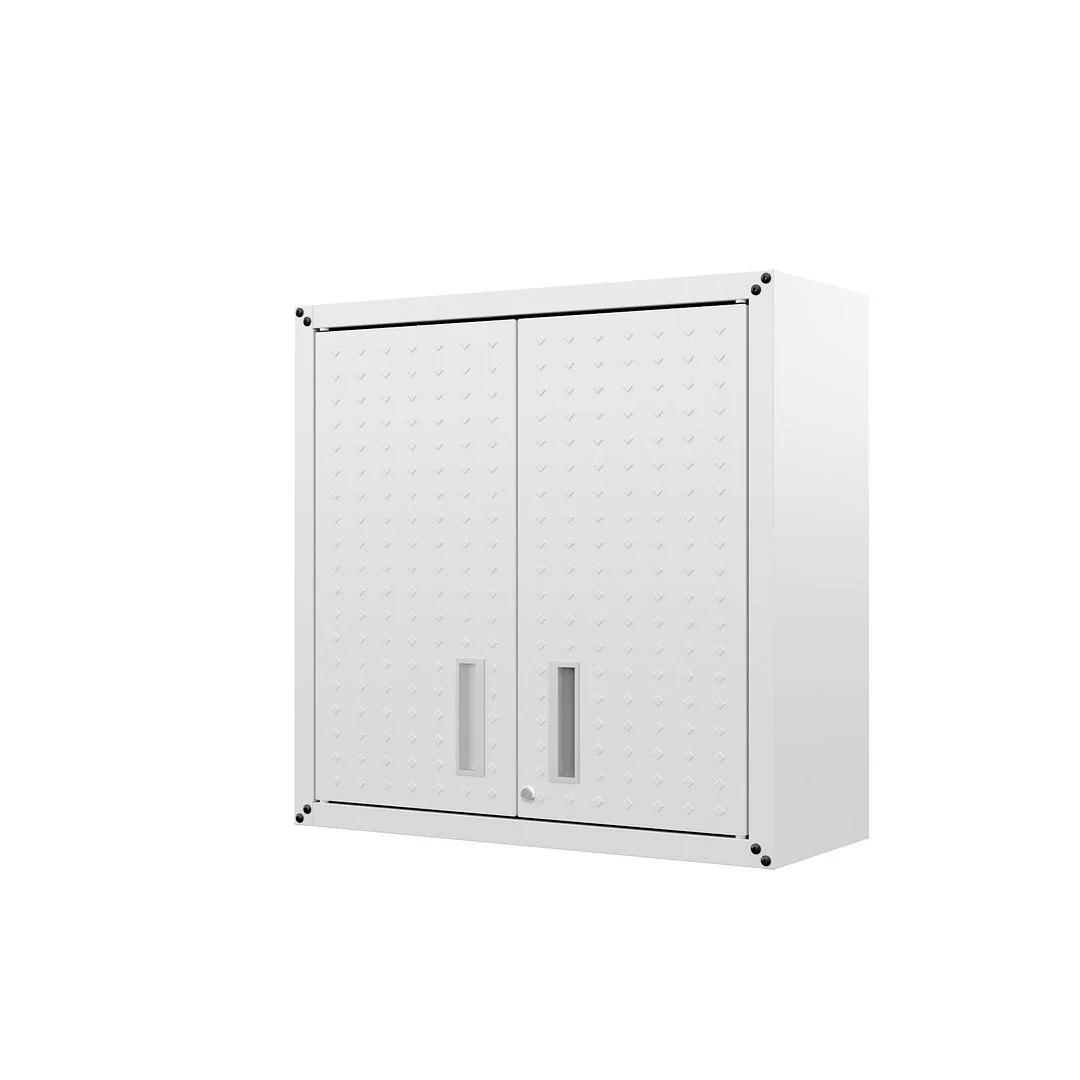 Maximus Floating Garage Cabinet - White - Image 7