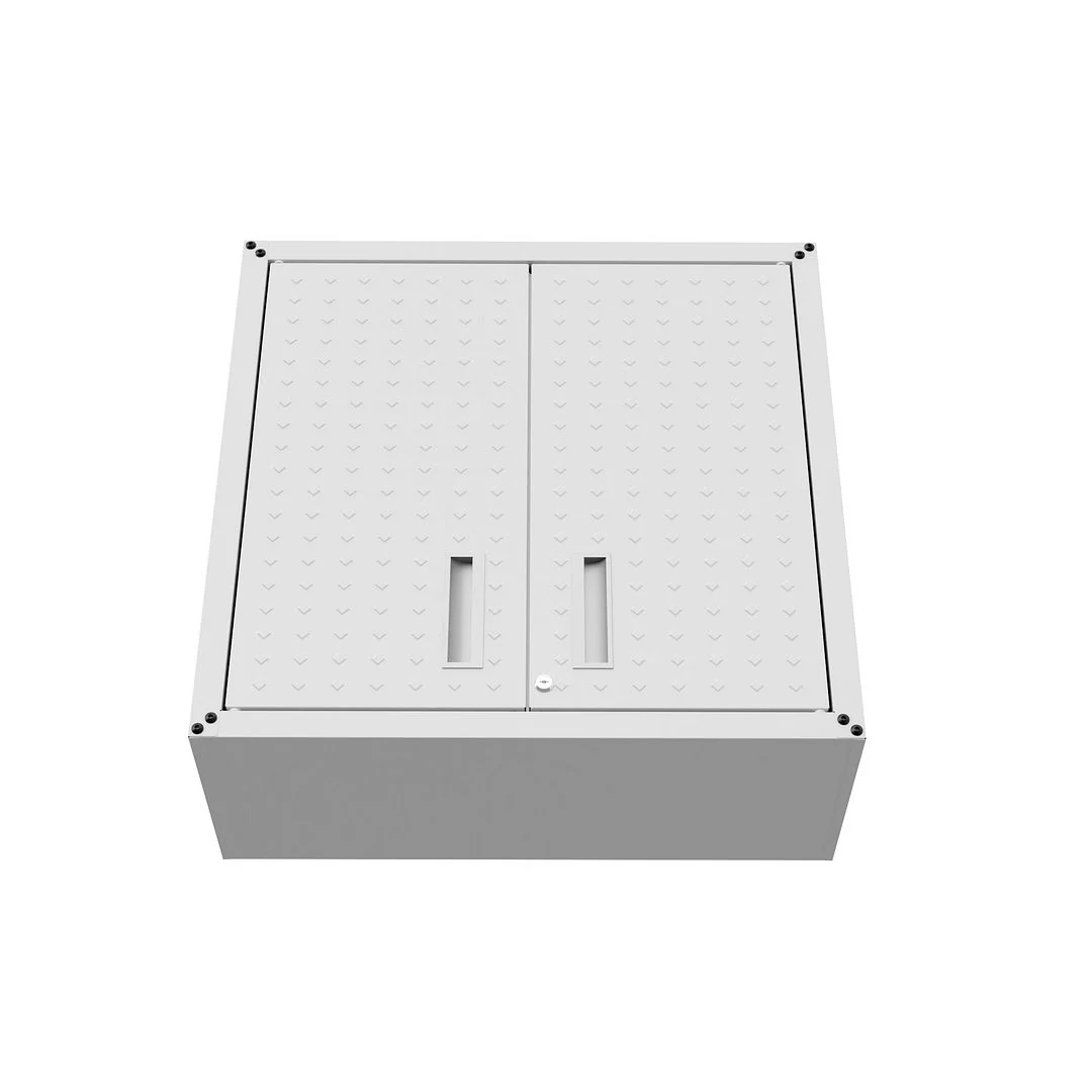 Maximus Floating Garage Cabinet - White - Image 8