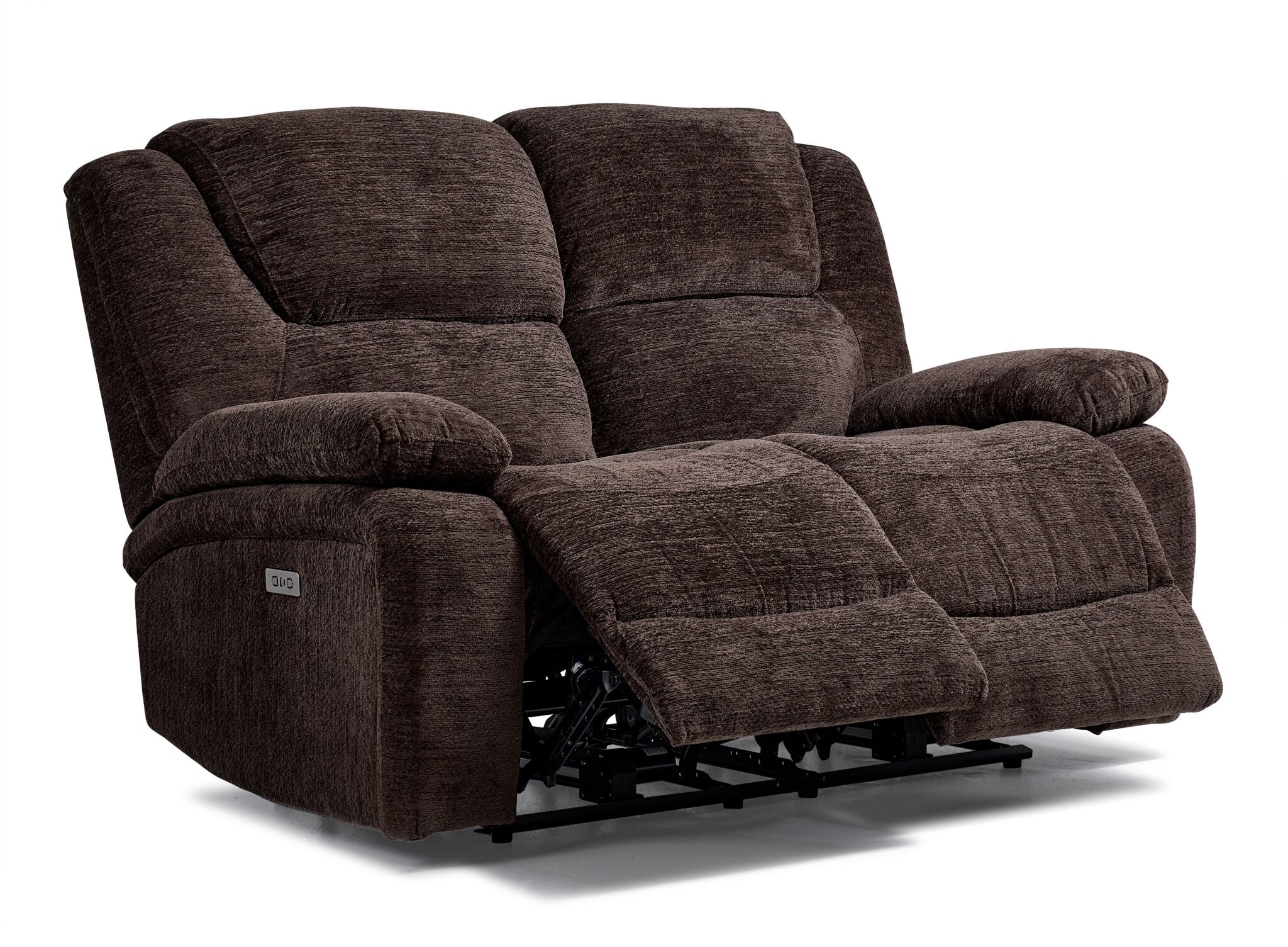 Maxwell Power Reclining Loveseat - Brown - Image 3
