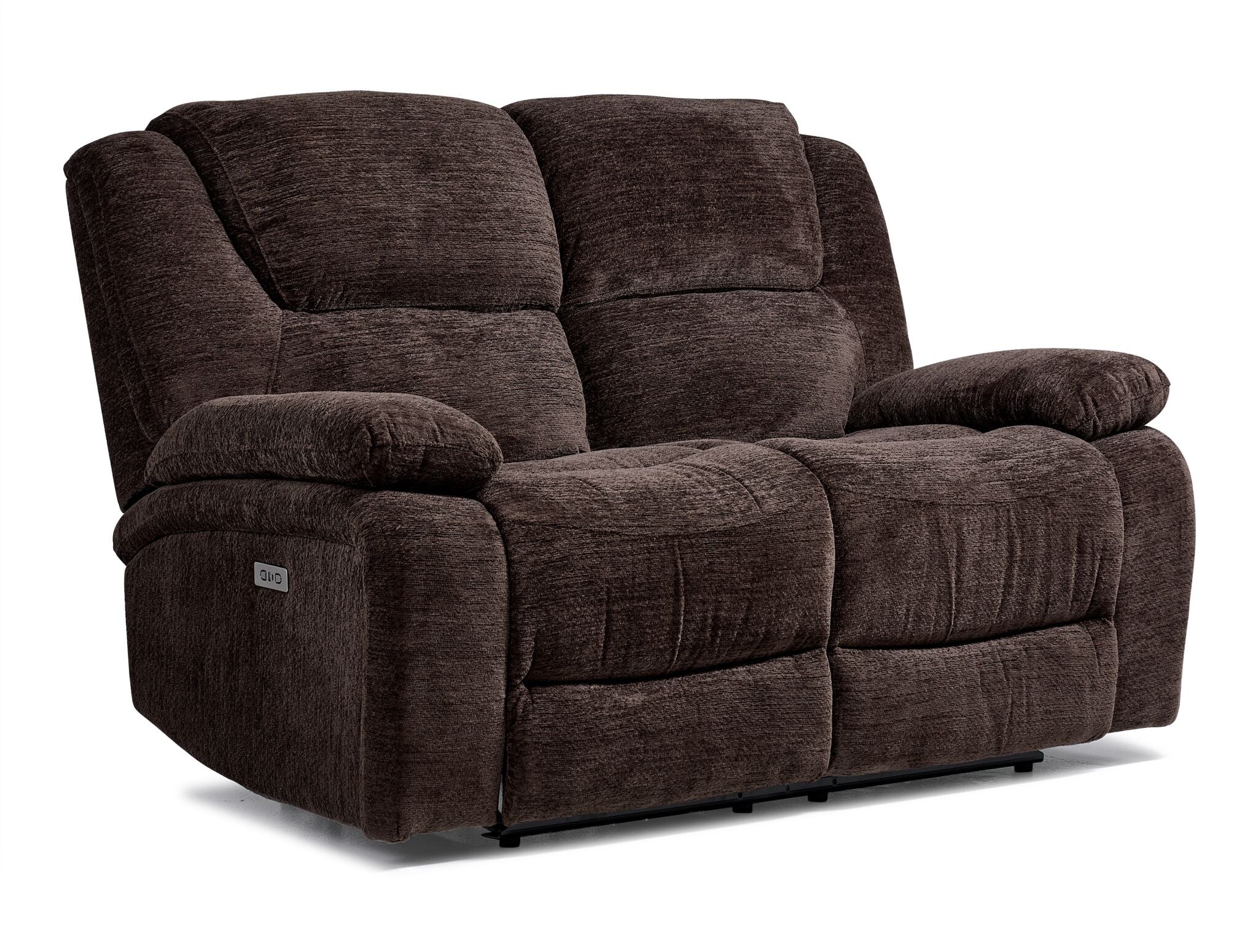 Maxwell Power Reclining Sofa, Loveseat and Chair Set - Brown - Image 3