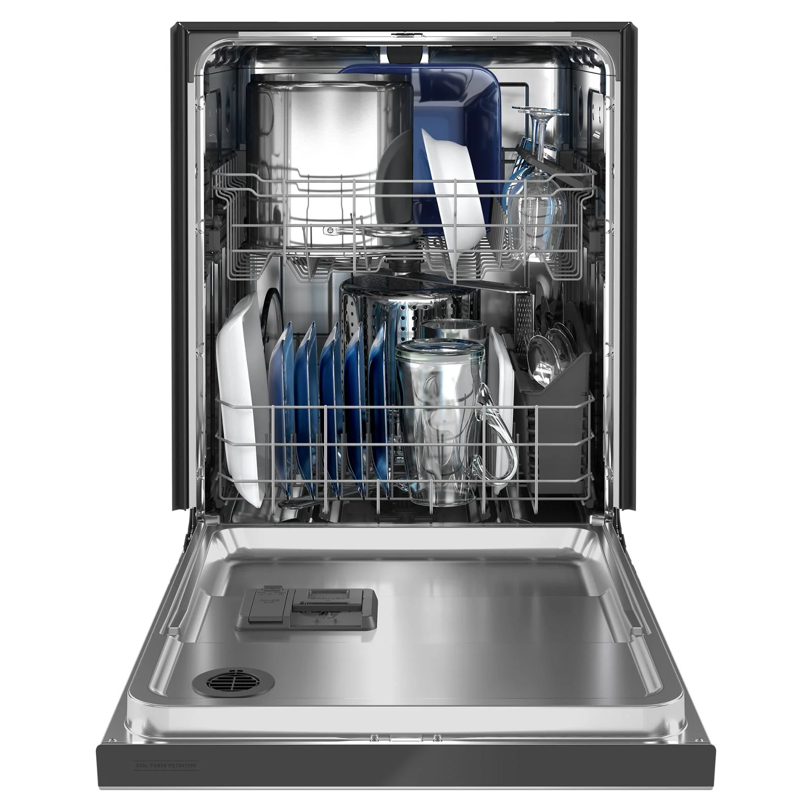 Maytag 24" Fingerprint Resistant Stainless Steel dishwasher with Dual Power filtration (50 dBA) - MDB4949SKZ - Image 11