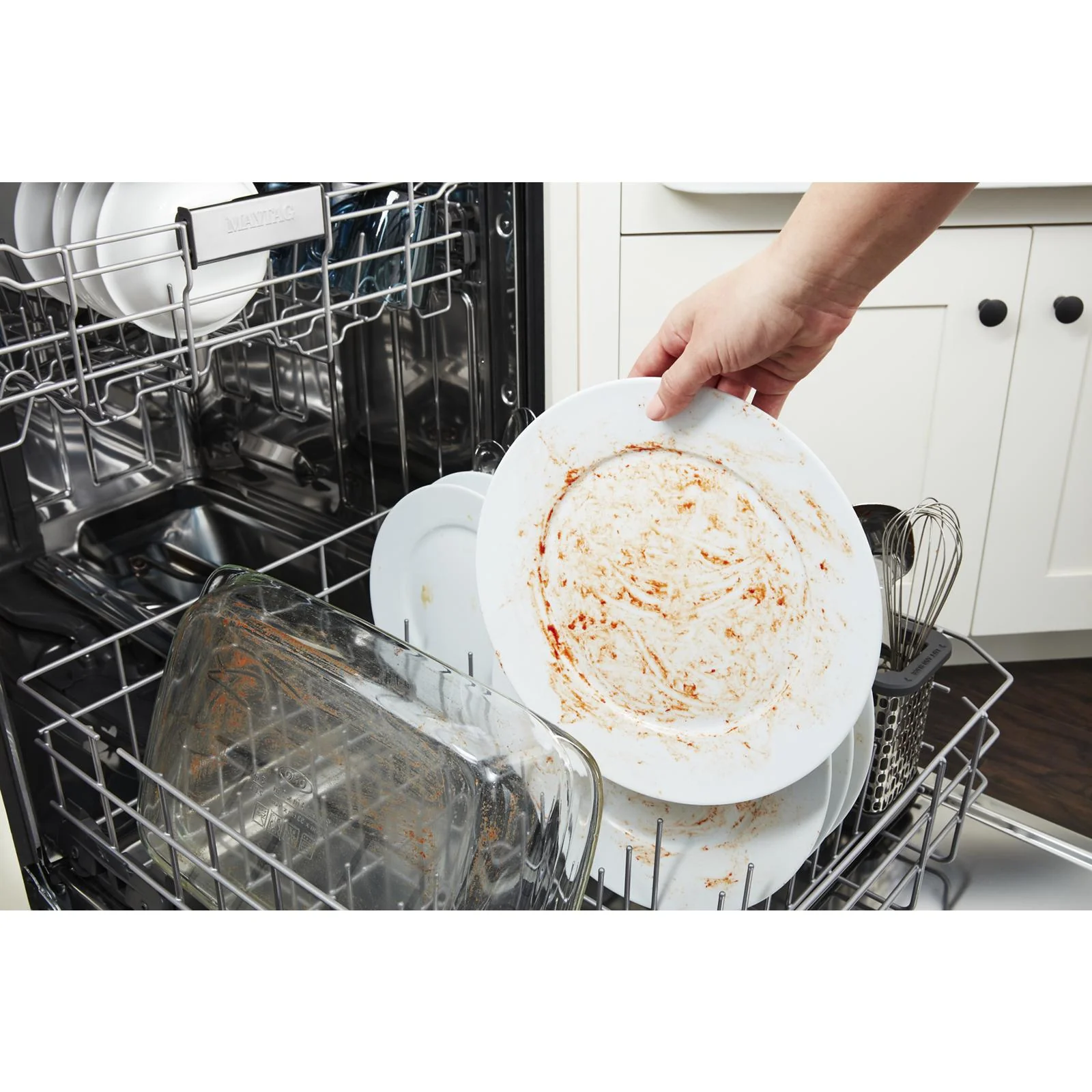 Maytag 24" Fingerprint Resistant Stainless Steel dishwasher with Dual Power filtration (50 dBA) - MDB4949SKZ - Image 12