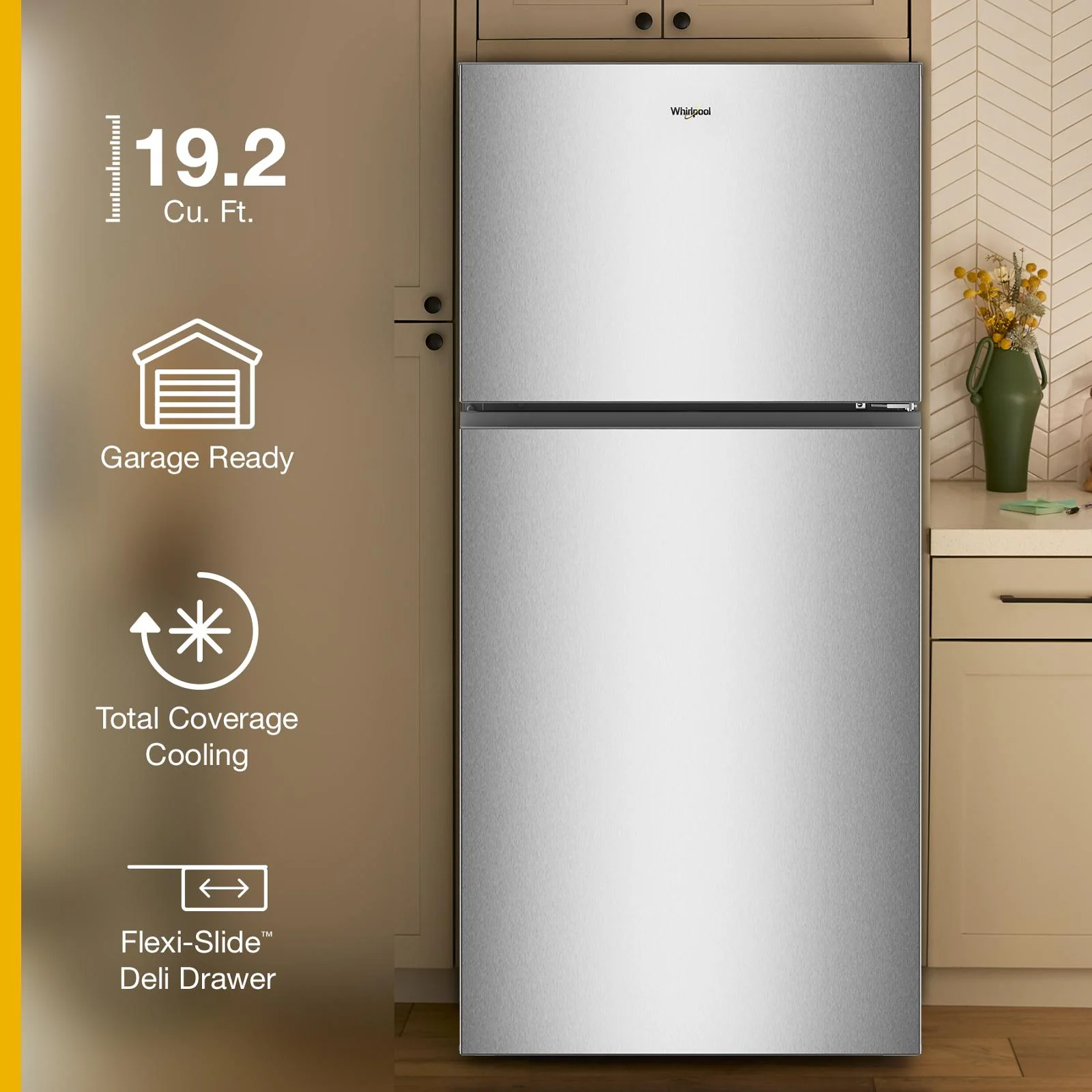 Maytag 30" 19.3 Cu. Ft. Black Top-Freezer Refrigerator - MRTX5119SB - Image 8