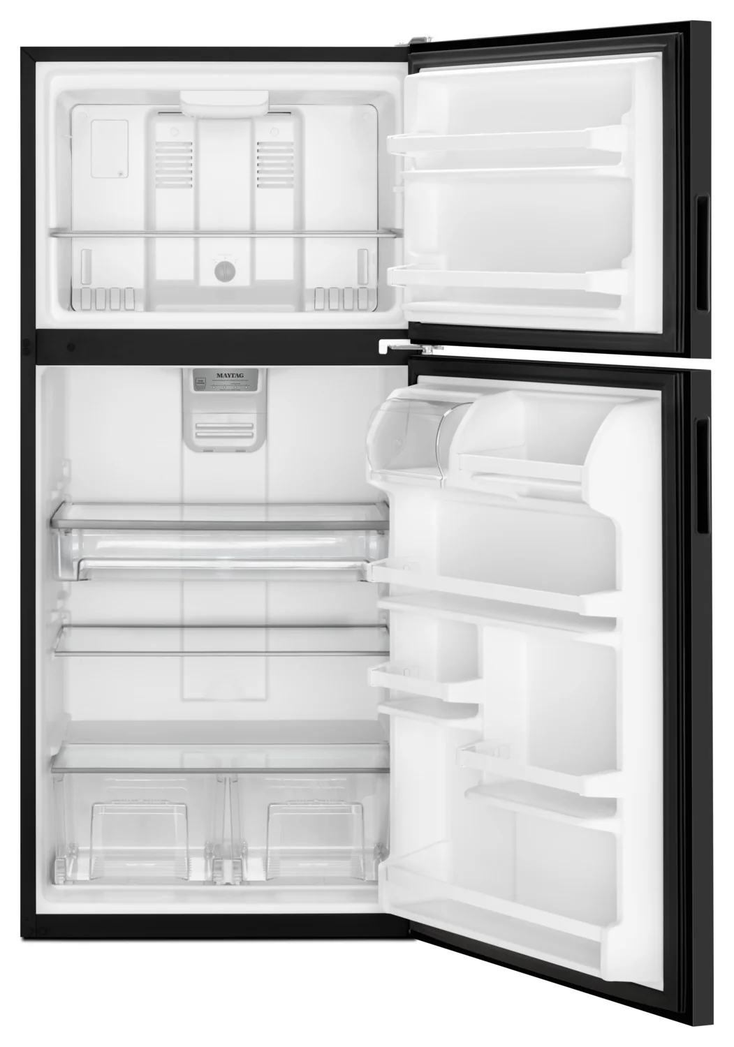 Maytag 33" 21 Cu. Ft. Black Top-Freezer Refrigerator - MRT311FFFE - Image 2