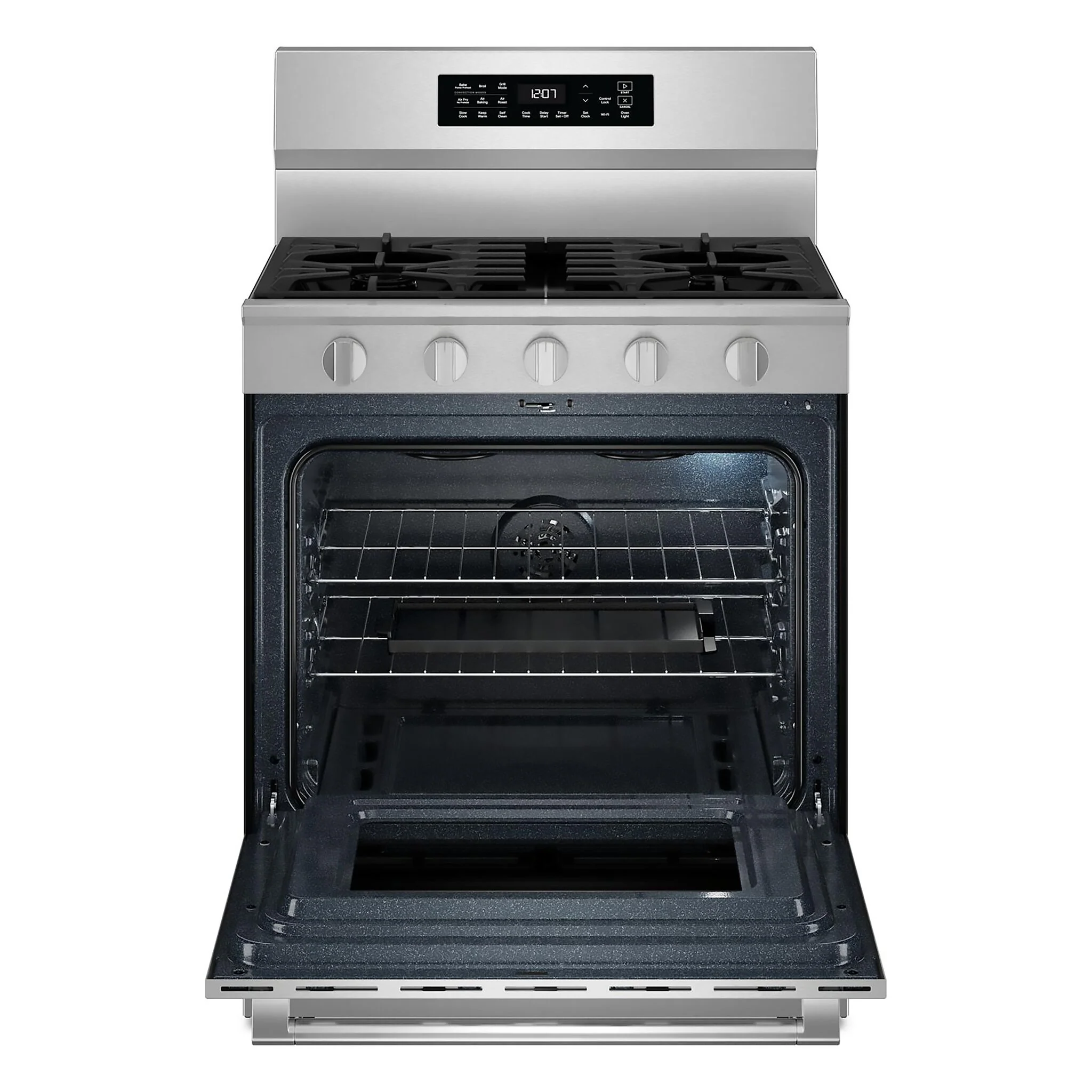 Maytag Fingerprint Resistant Stainless Steel Freestanding Gas Convection Range (5. cu.ft.) - MFGS7030SZ - Image 2