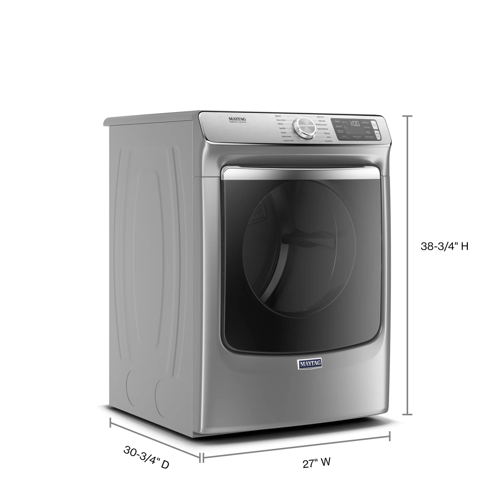 Maytag Metallic Slate Electric Dryer (7.3 C. Ft.) - YMED8630HC - Image 6