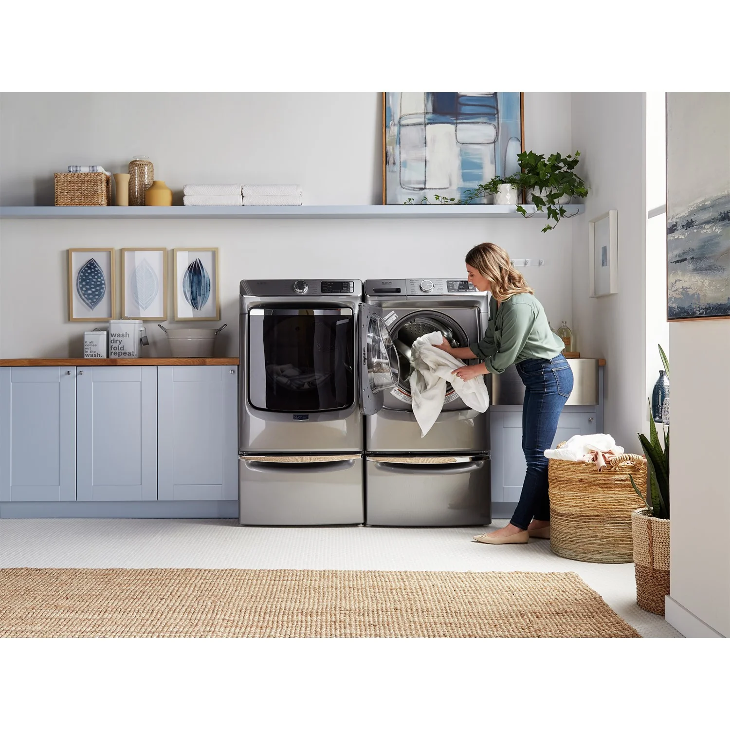 Maytag Metallic Slate Front-Load Washer (5.8 cu. ft.) & Gas Dryer (7.3 cu. ft.) - MHW8630HC/MGD8630HC - Image 6