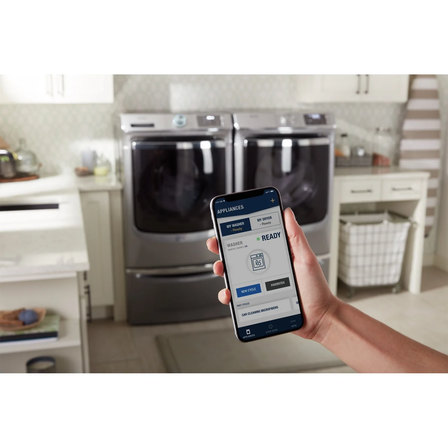 Maytag Metallic Slate Front-Load Washer (5.8 cu. ft.) & Gas Dryer (7.3 cu. ft.) - MHW8630HC/MGD8630HC - Image 9