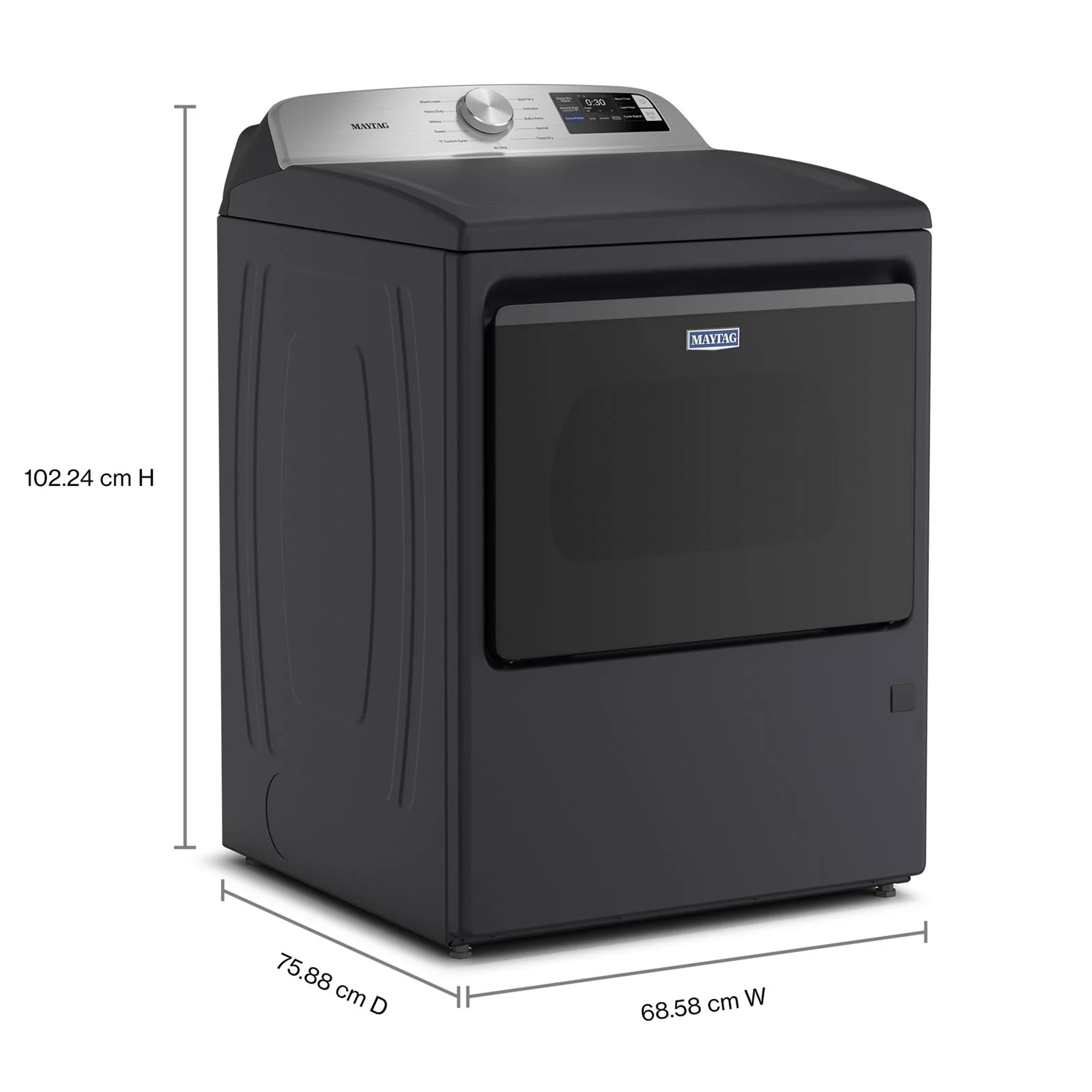 Maytag Midnight Steel Gas Dryer (7.4 cu.ft.) - MGD6205RF - Image 5