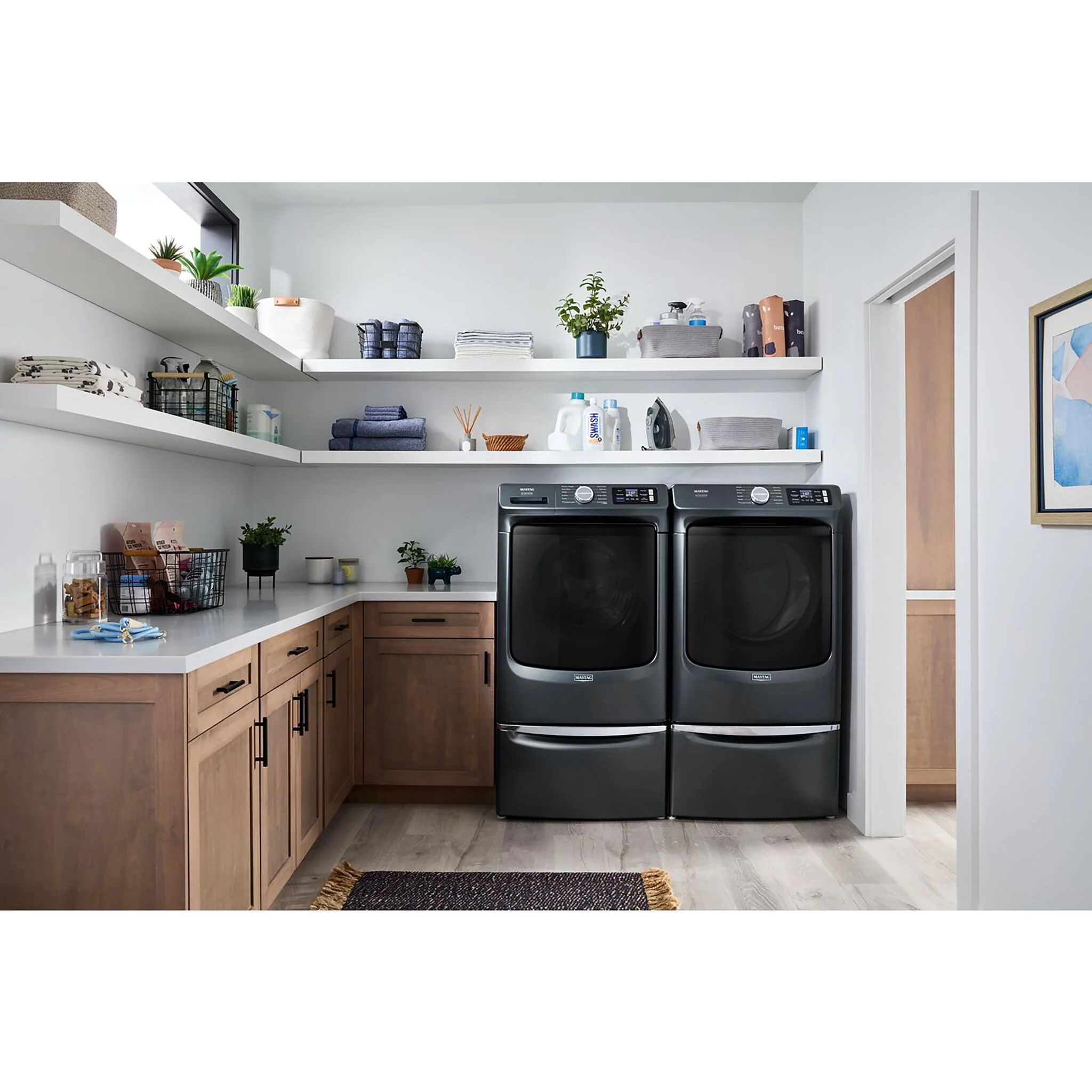 Maytag Midnight Steel Gas Dryer with Pet Pro (7.4 Cu.Ft.) - MGD7020RF - Image 4