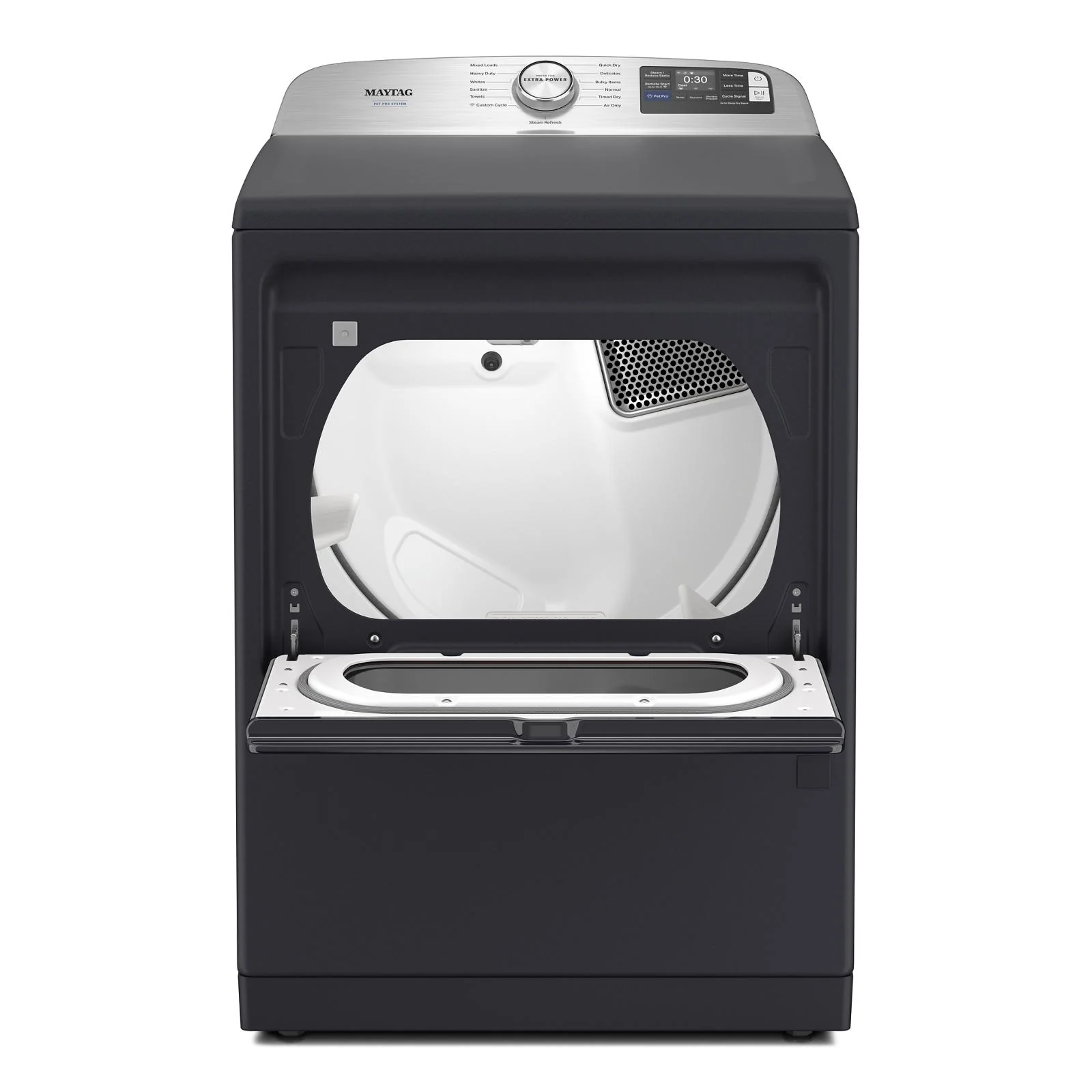 Maytag Midnight Steel Gas Dryer with Pet Pro (7.4 cu.ft.) - MGD7205RF - Image 4