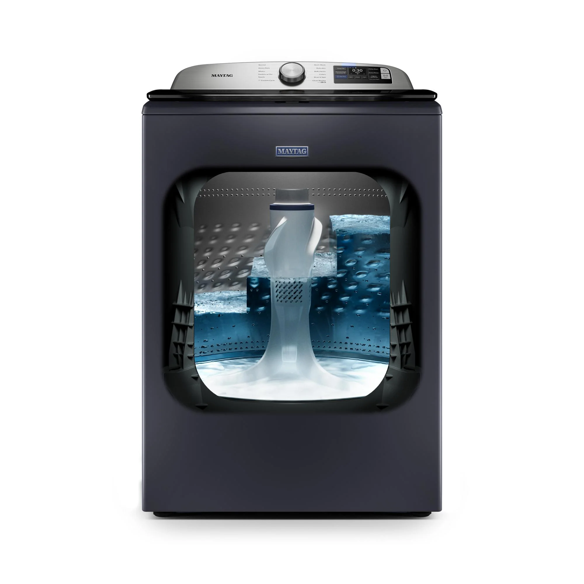 Maytag Midnight Steel Top-Load Washer (6 cu.ft.) - MTW6205RF - Image 4