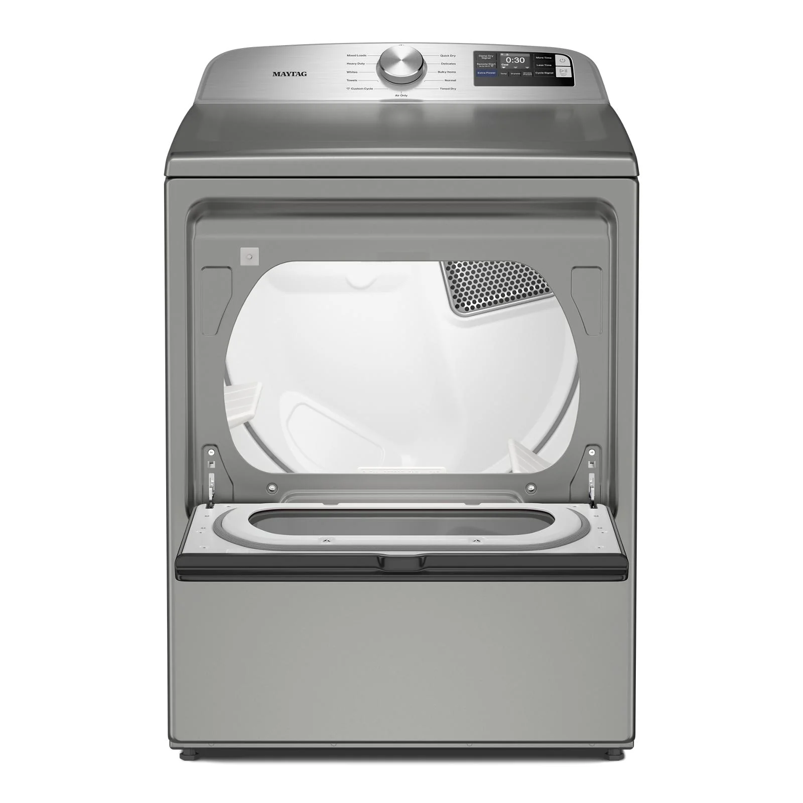 Maytag Radiant Silver Smart Electric Dryer (7.4 Cu. Ft.) with Extra Power - YMED6205RR - Image 4