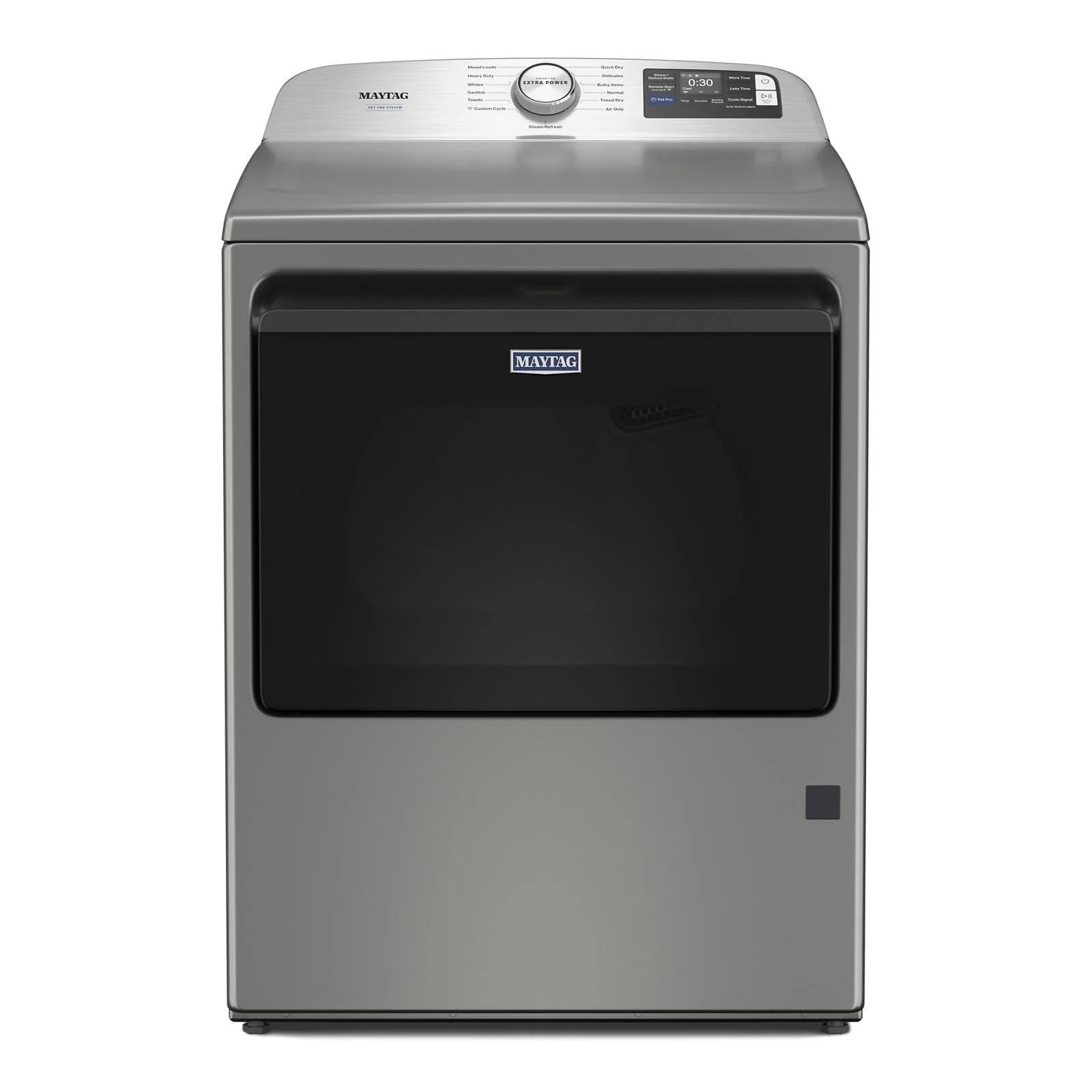 Maytag Silver Gas Dryer with Pet Pro (7.4 cu.ft.) - MGD7205RR