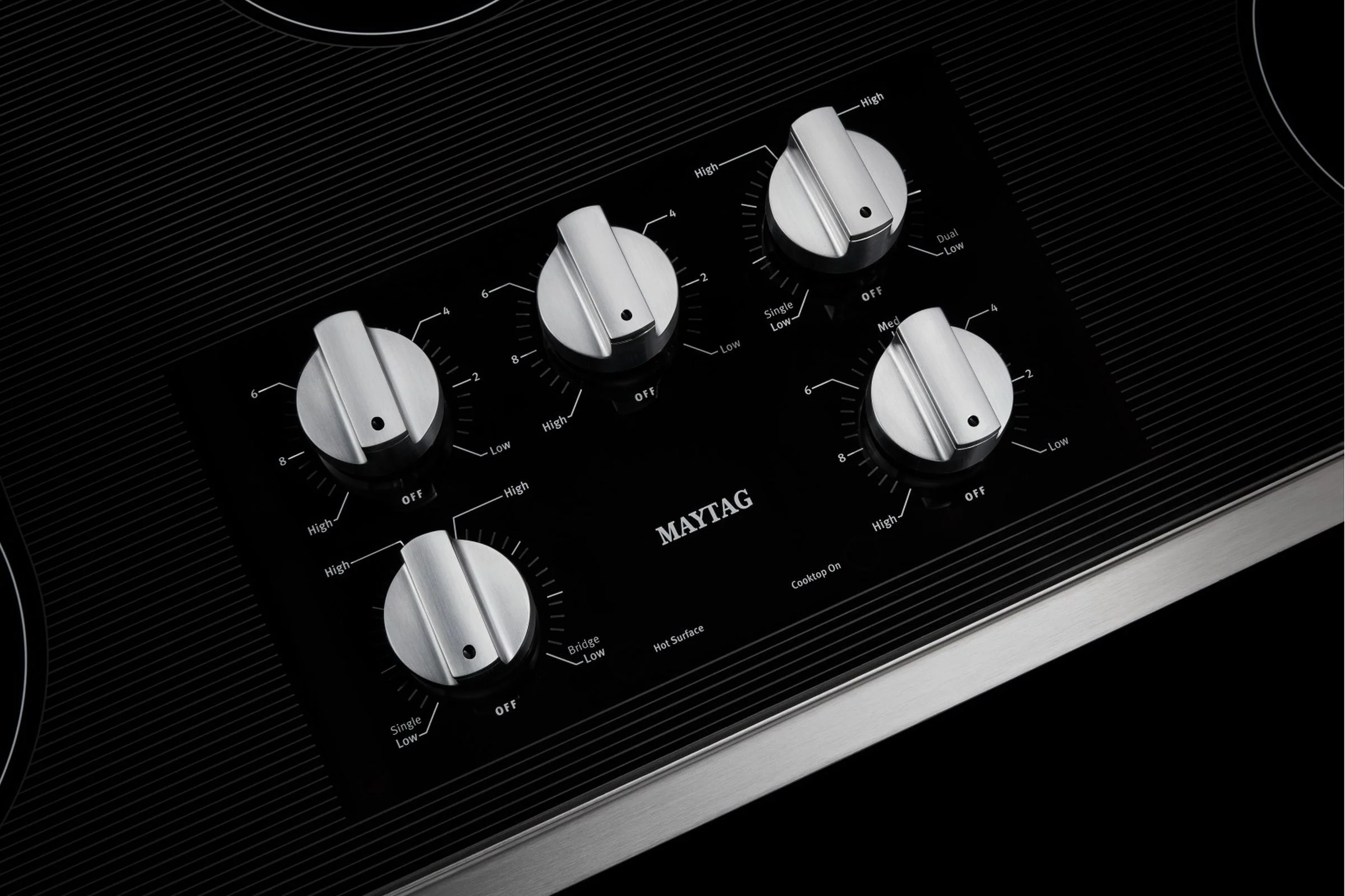 Maytag Stainless Steel 36" Electric Cooktop - MEC8836HS - Image 2