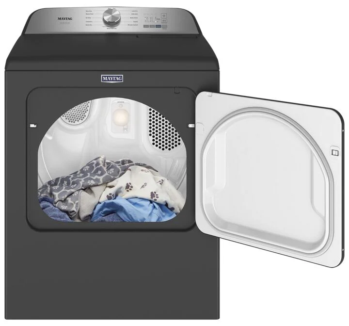 Maytag Volcano Black Electric Dryer with Pet Pro (7.0 cu. ft.) - YMED6500MBK - Image 2