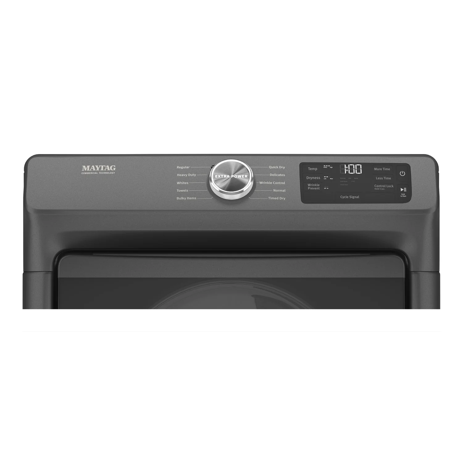 Maytag Volcano Black Front-Load Washer (5.5 cu. ft.) & Electric Dryer (7.3 cu. ft.) - MHW6630MBK/YMED5630MBK - Image 2