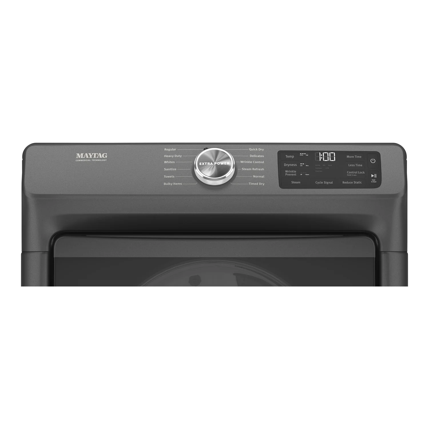 Maytag Volcano Black Front-Load Washer (5.5 cu. ft.) & Gas Dryer (7.3 cu. ft.) - MHW6630MBK/MGD6630MBK - Image 2