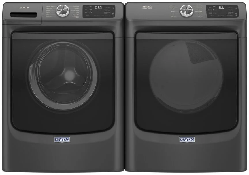 Maytag Volcano Black Front Load Washer with Extra Power and 16-Hr Fresh Hold® (5.5 cu. ft.) - MHW6630MBK - Image 7