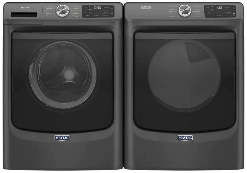 Maytag Volcano Black Gas Dryer with Extra Power and Quick Dry Cycle (7.3 cu. ft.) - MGD5630MBK - Image 6