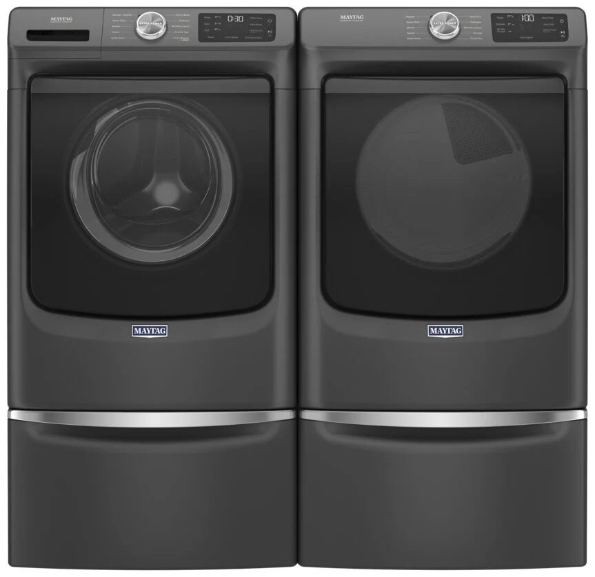 Maytag Volcano Black Gas Dryer with Extra Power and Quick Dry Cycle (7.3 cu. ft.) - MGD5630MBK - Image 7