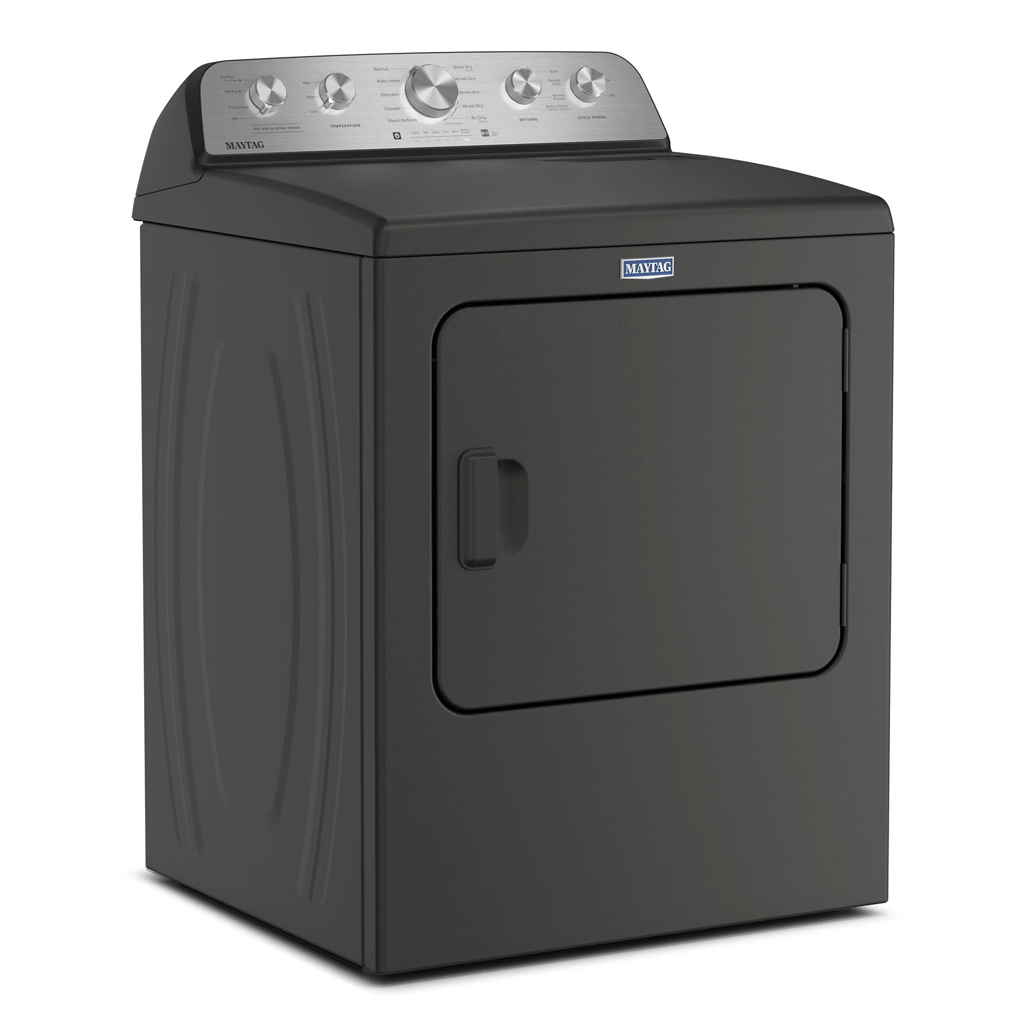 Maytag Volcano Black Steam Electric Dryer (7.0 Cu. Ft.) with Top Load Dryer with Pet Pro Option - YMED5605RU - Image 3