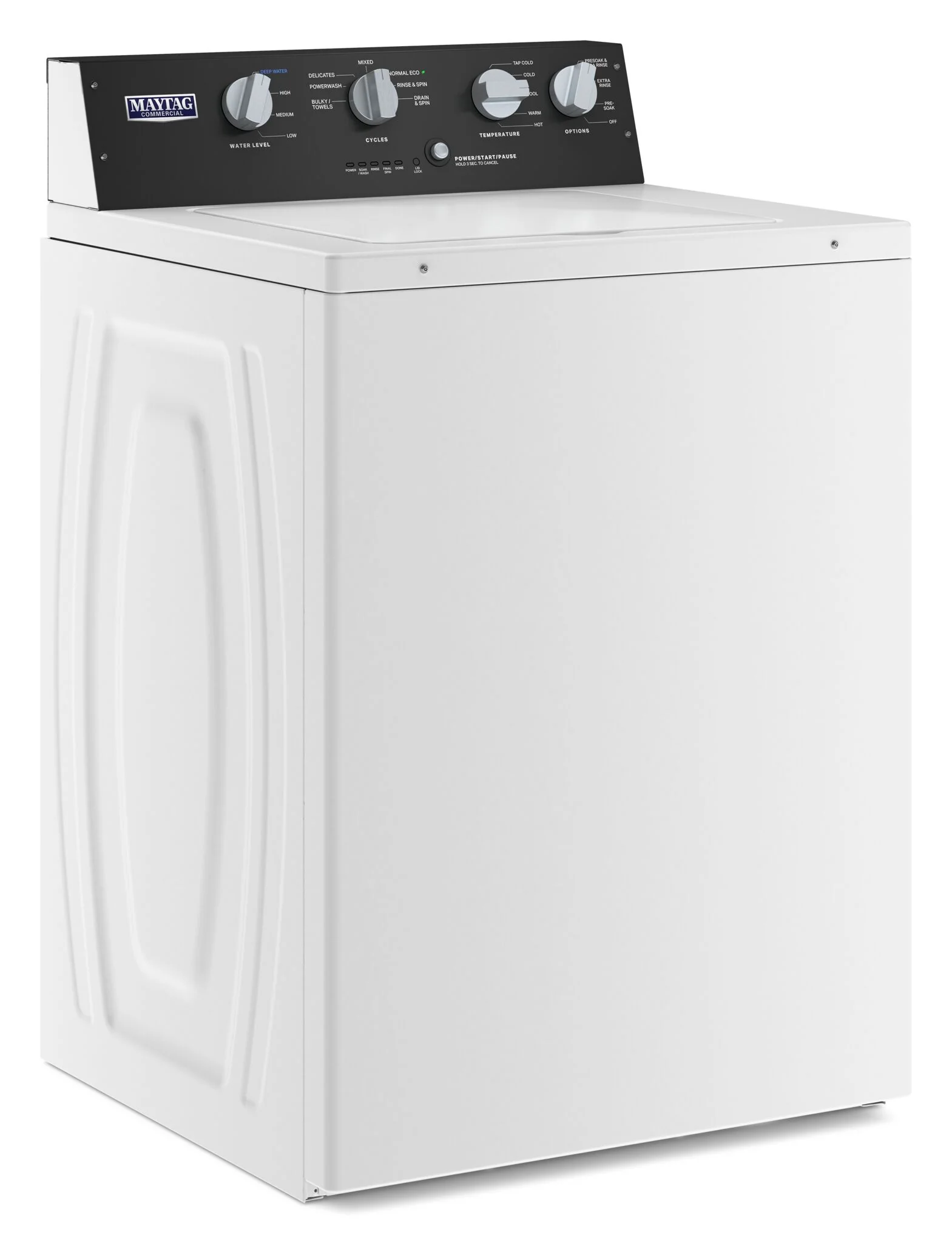 Maytag White Commercial-Grade Residential Agitator Top Load Washer (4.00 IEC Cu Ft) - MVWP586GW - Image 2