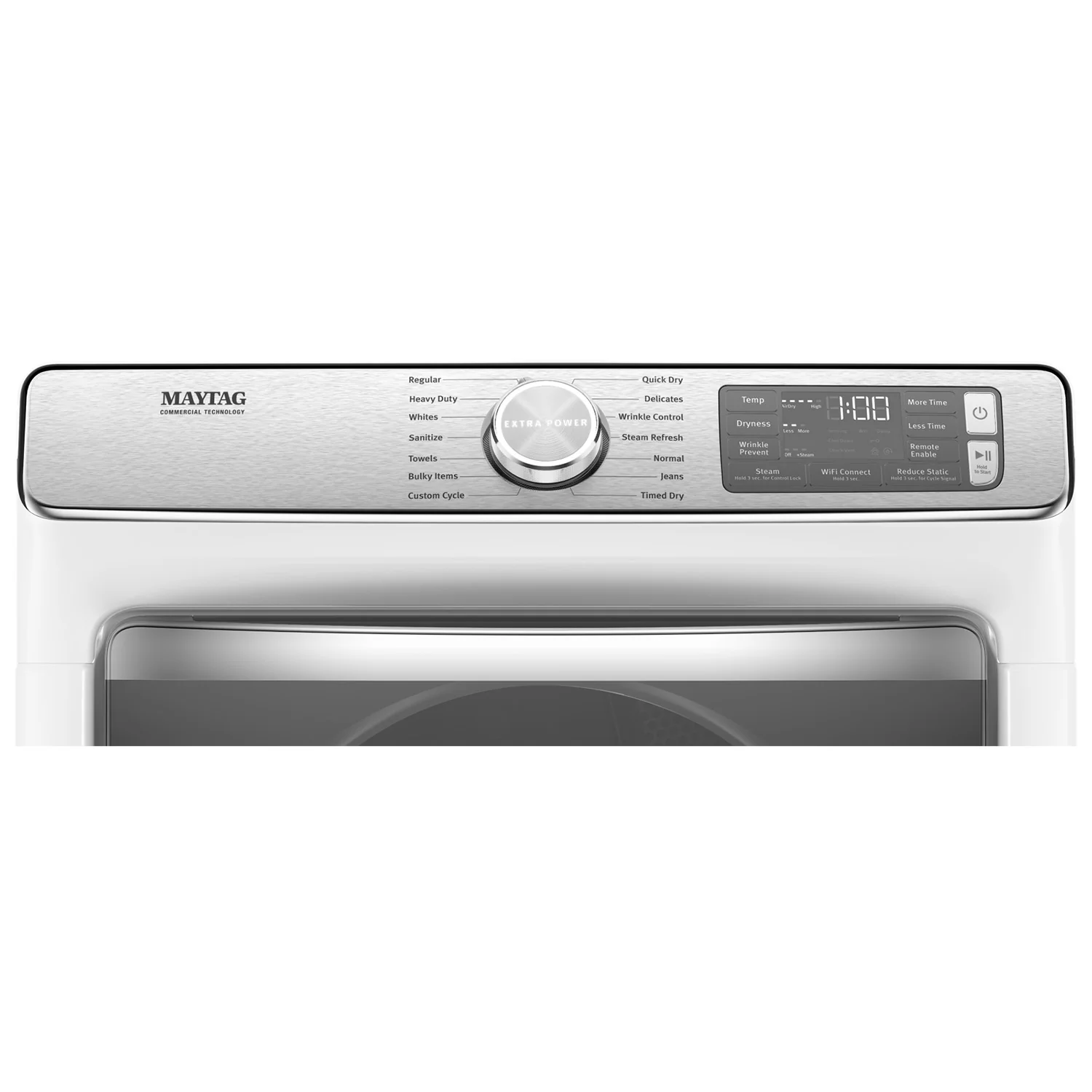 Maytag White Front-Load Washer (5.8 cu. ft.) & Gas Dryer (7.3 cu. ft.) - MHW8630HW/MGD8630HW - Image 3